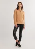 Kaki Pullover in Sherpa Fleece (Camel) sold by Dudley Stephens