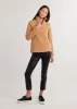 Kaki Pullover in Sherpa Fleece (Camel) sold by Dudley Stephens