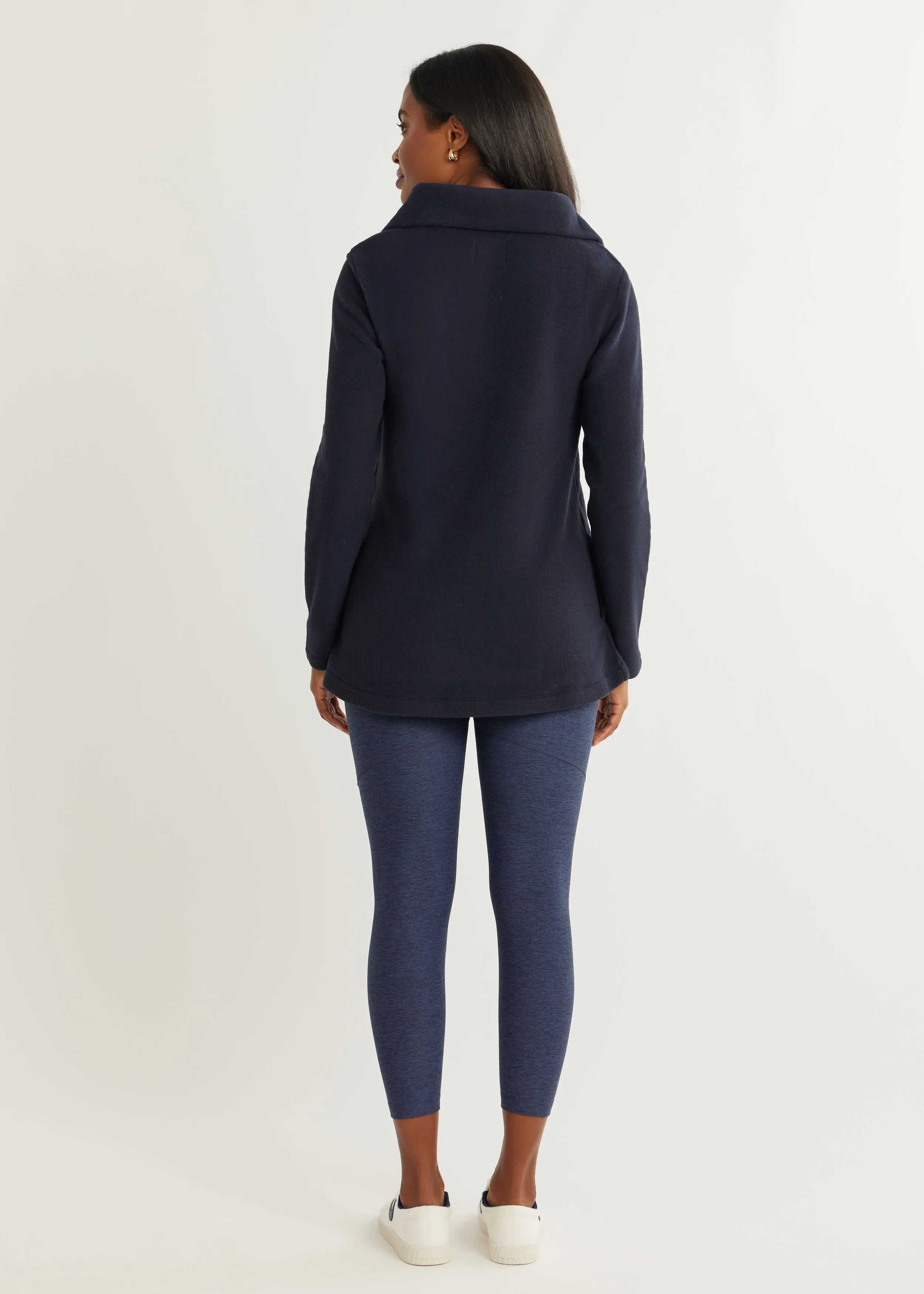 Prospect Pullover in Vello Fleece (Navy) sold by Dudley Stephens product image thumbnail 4