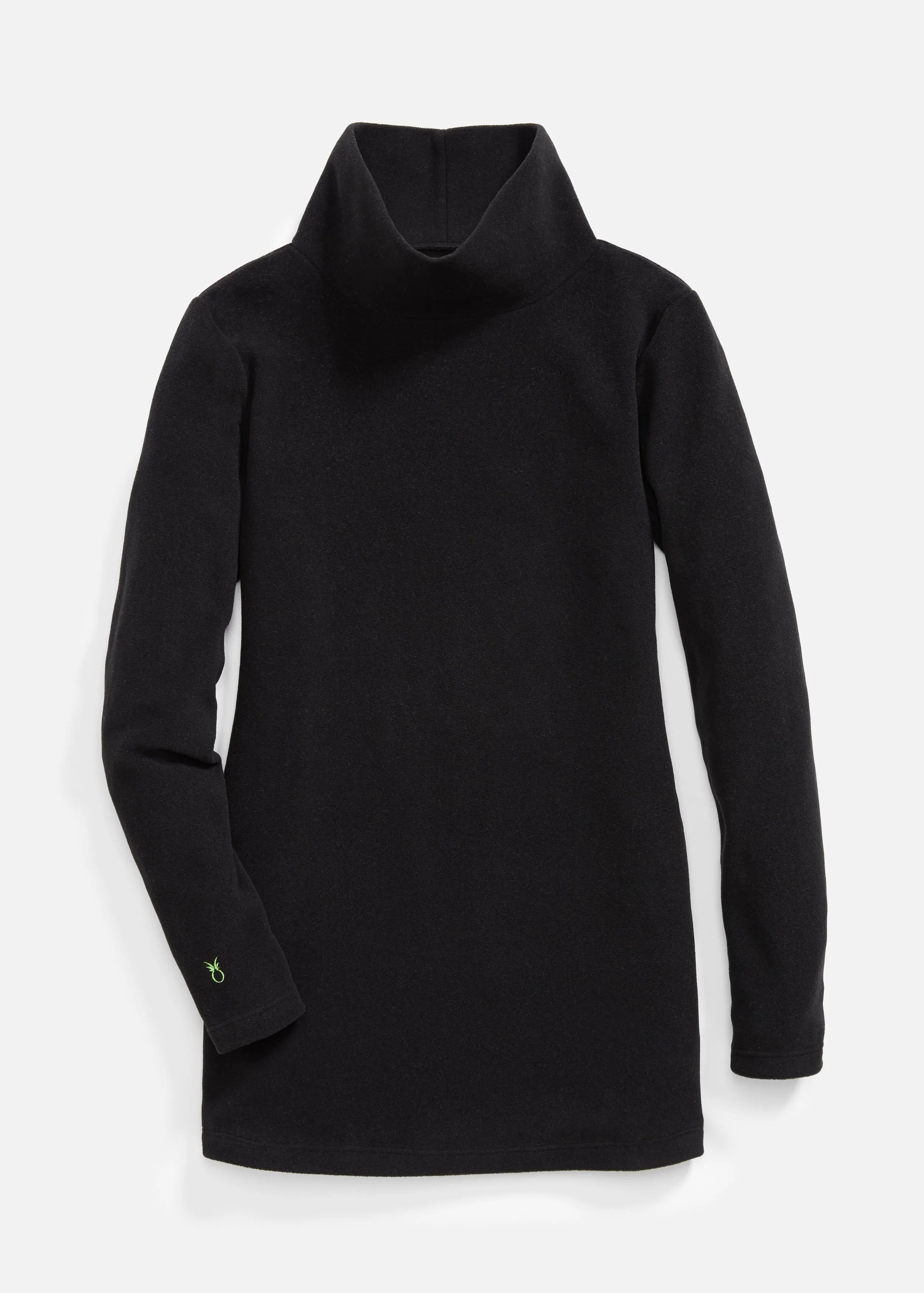 Cobble Hill Turtleneck in Vello Fleece (Black) sold by Dudley Stephens product image thumbnail 4