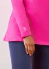 Cobble Hill Turtleneck in Terry Fleece (Bubble Gum Pink) sold by Dudley Stephens