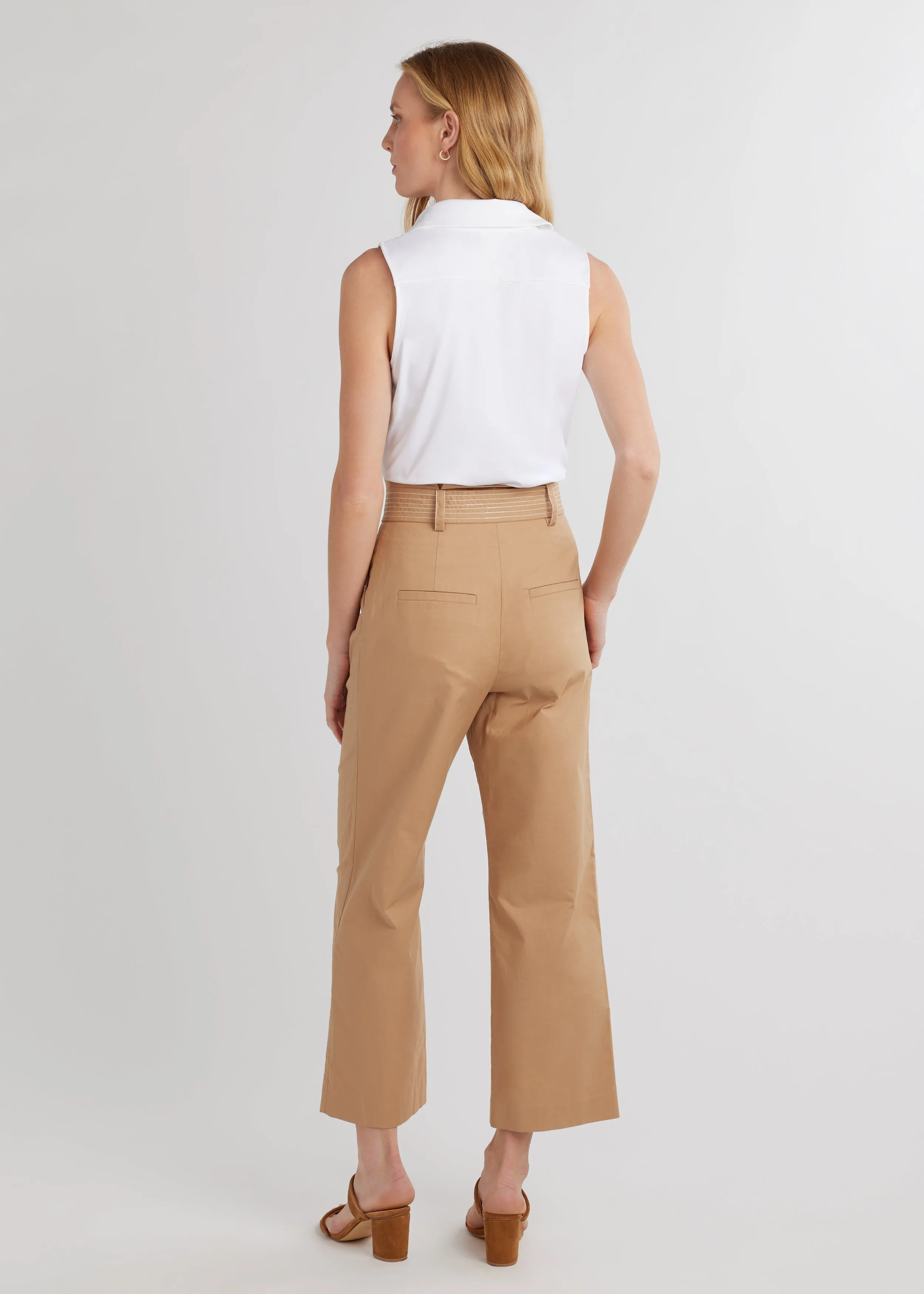 Savannah Top in Repreve® Stretch (White) sold by Dudley Stephens product image thumbnail 3