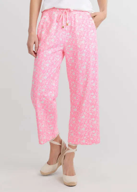 Palisades Pant in Repreve® Stretch (Cotton Candy Floral) sold by Dudley Stephens