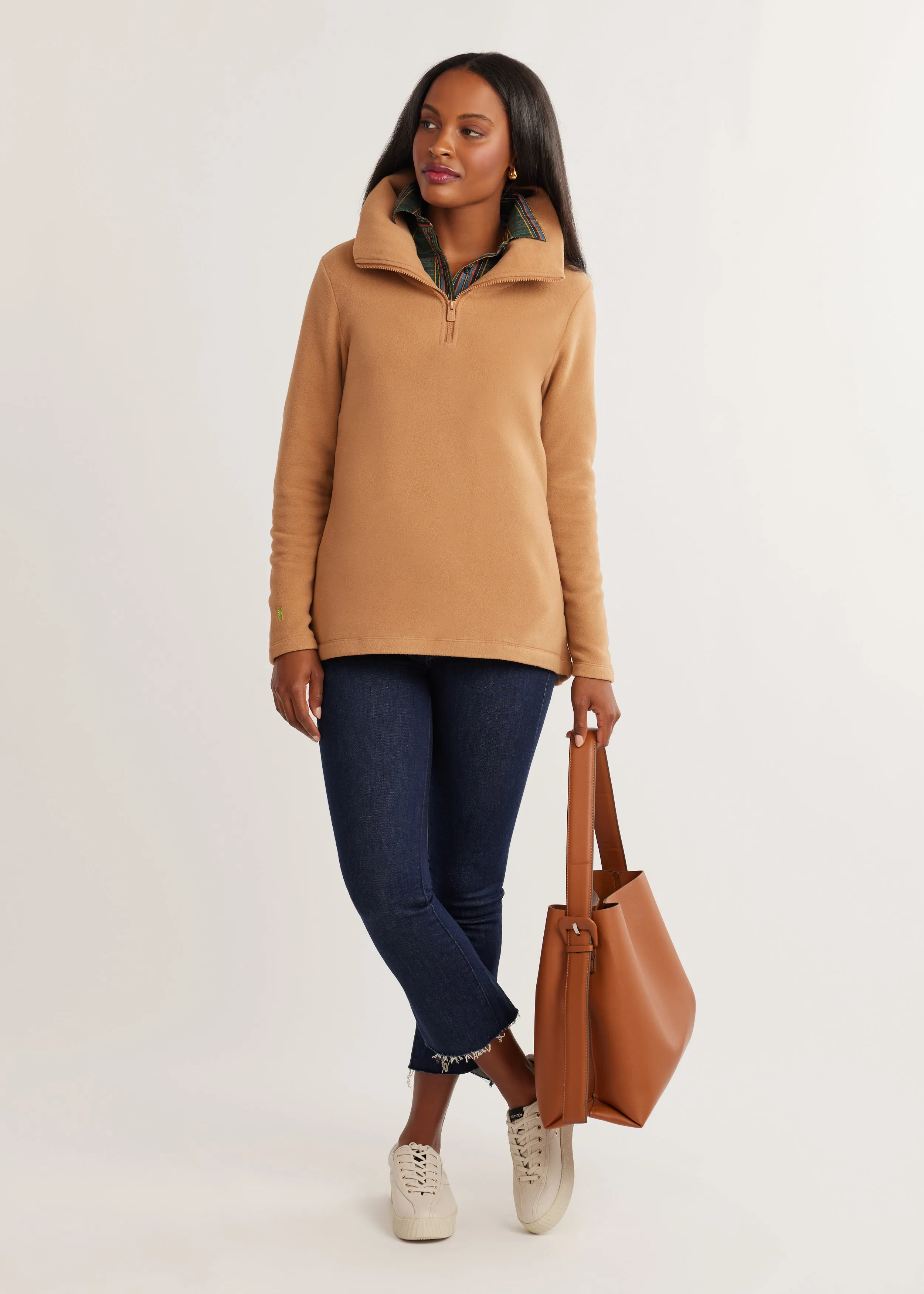 Prospect Pullover in Vello Fleece (Camel) sold by Dudley Stephens product image thumbnail 2