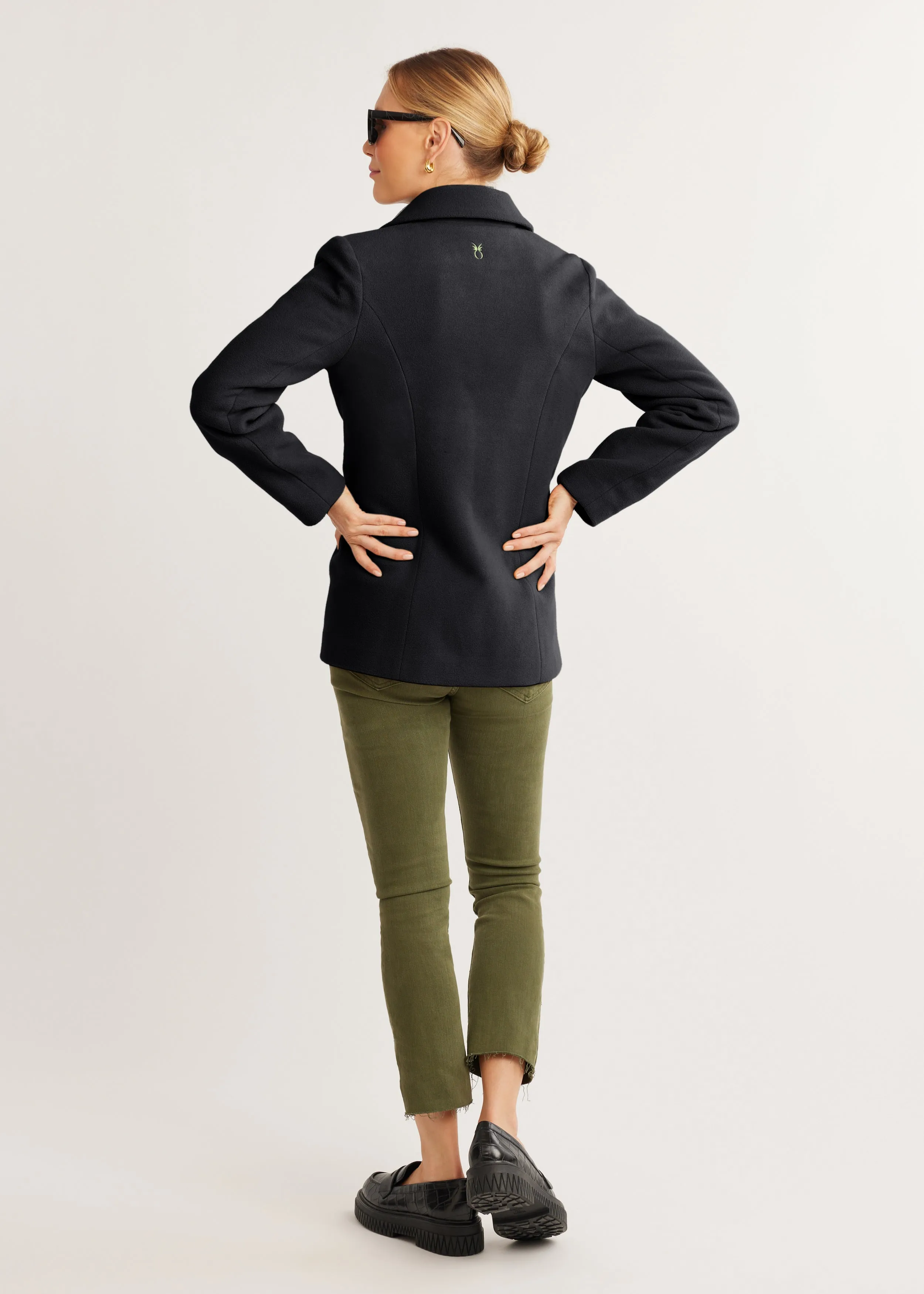 Wellington Blazer in Vello Fleece (Black) sold by Dudley Stephens product image thumbnail 4
