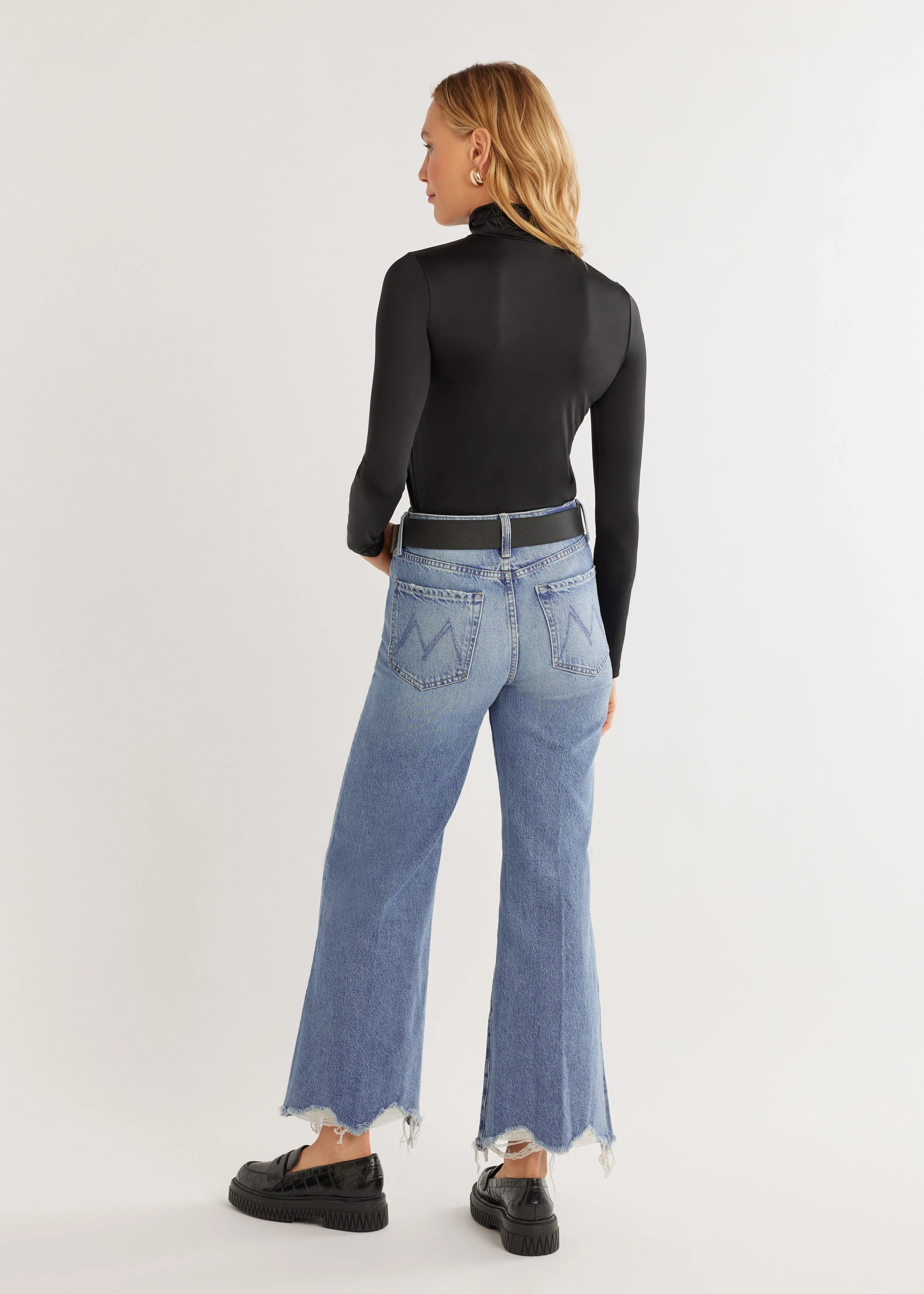 Tillary Turtleneck in Eco Stretch (Black) sold by Dudley Stephens product image thumbnail 5