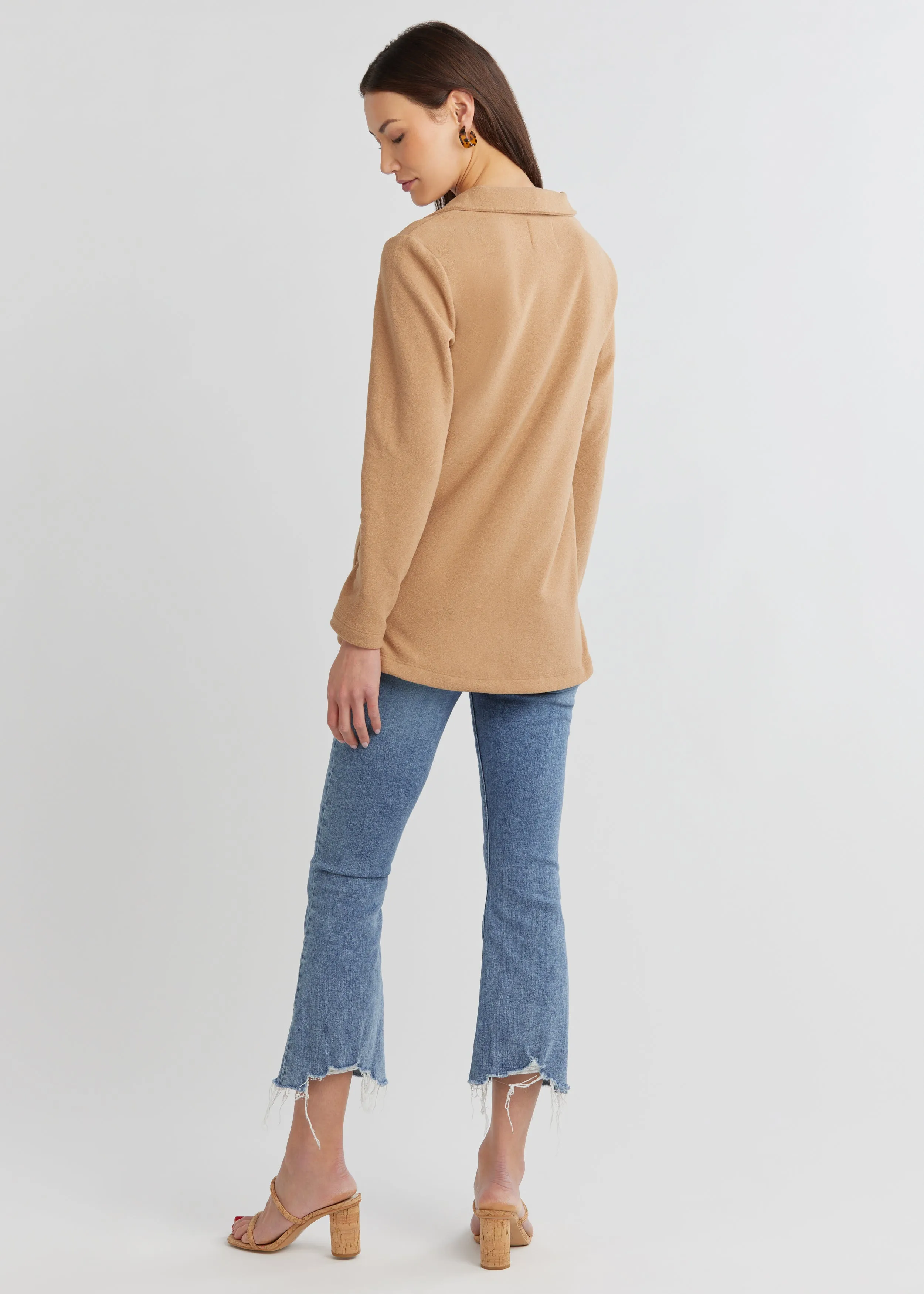 Wildwood Top in Terry Fleece (Camel) sold by Dudley Stephens product image thumbnail 4