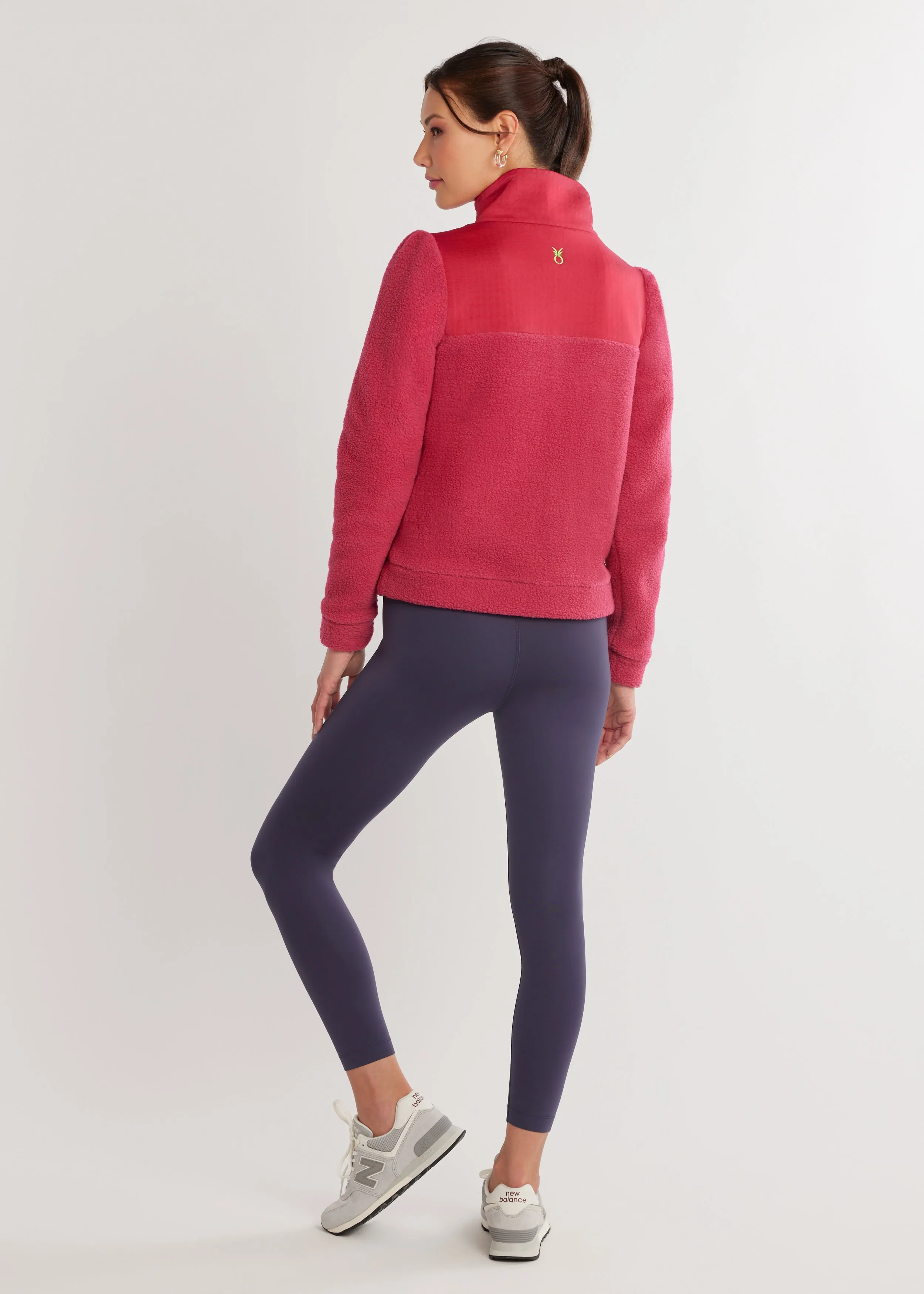 Quincy Jacket in Sherpa Fleece (Berry) sold by Dudley Stephens product image thumbnail 5