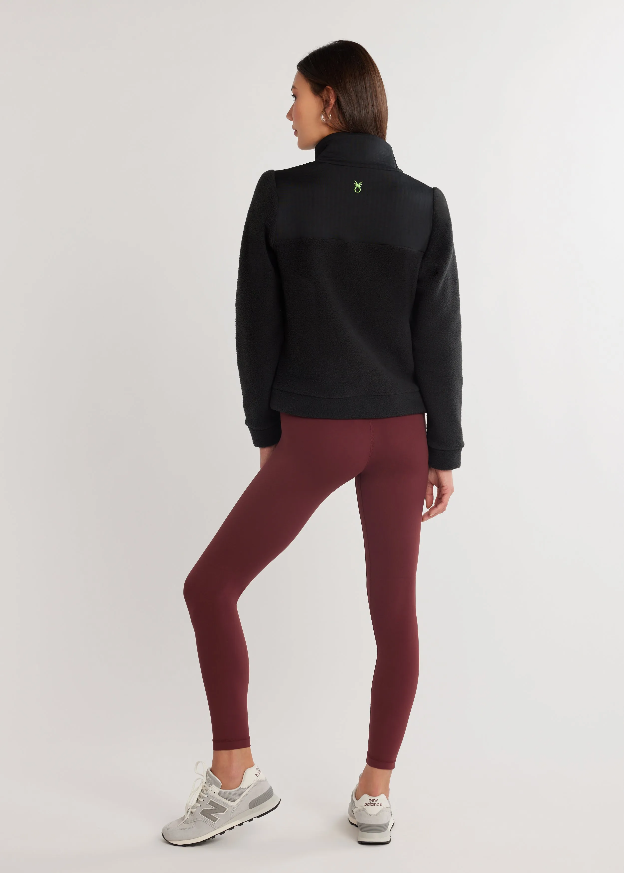 Quincy Jacket in Sherpa Fleece (Black) sold by Dudley Stephens product image thumbnail 3