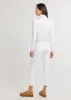 Kiawah Turtleneck in Repreve® Stretch (White) sold by Dudley Stephens