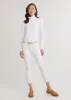 Kiawah Turtleneck in Repreve® Stretch (White) sold by Dudley Stephens