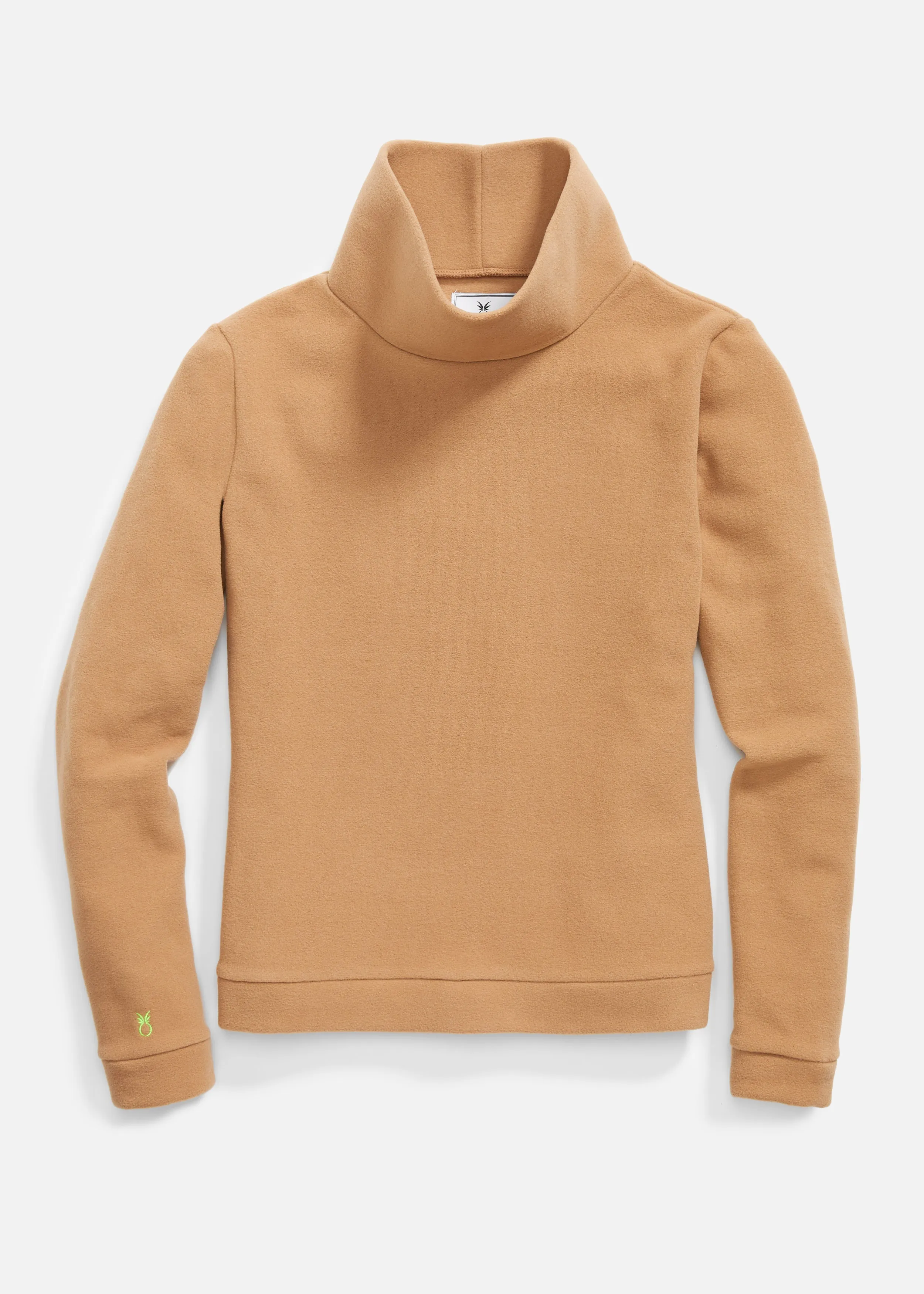 Park Slope Turtleneck in Vello Fleece (Camel) sold by Dudley Stephens product image thumbnail 5