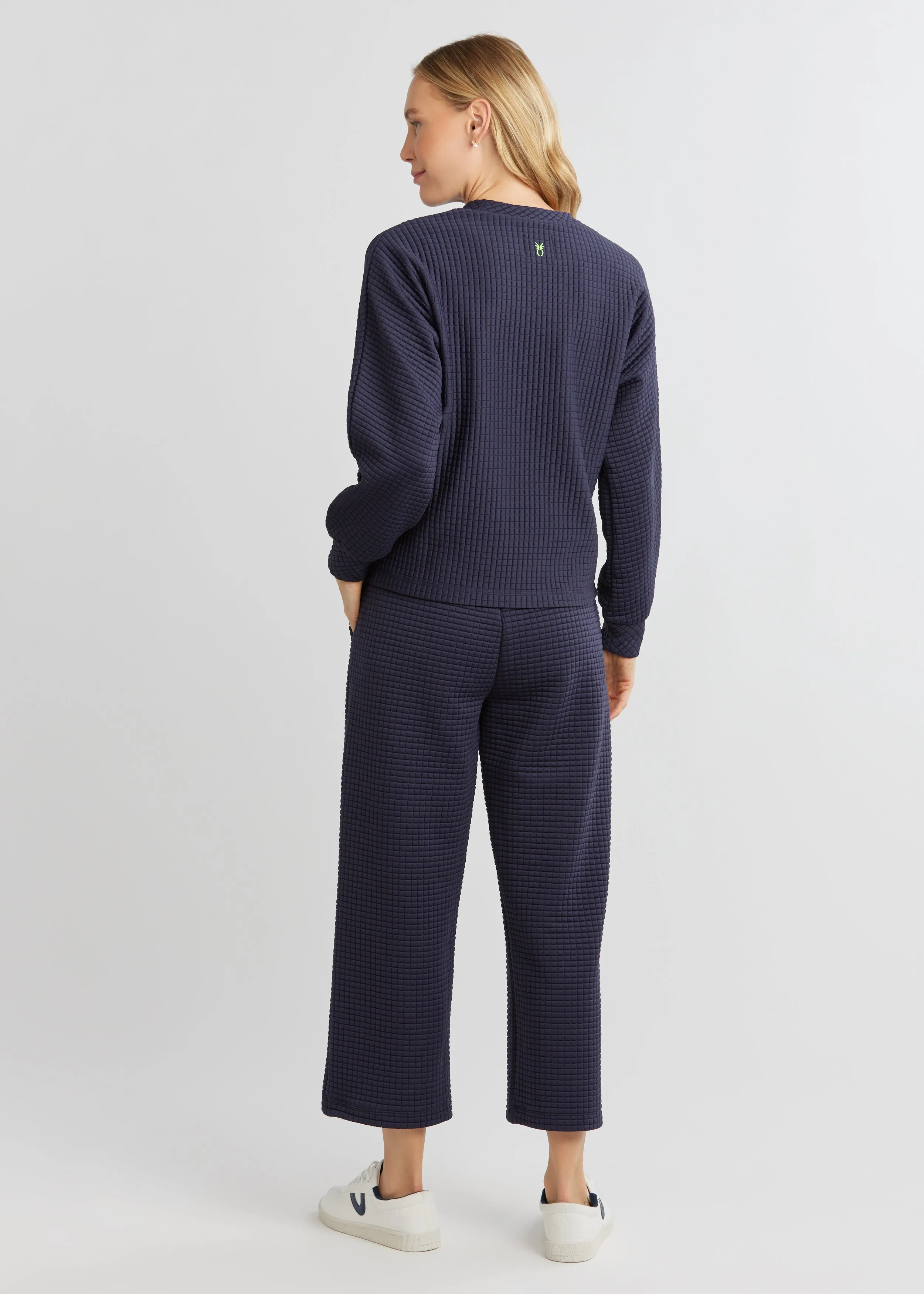 P'town Pullover in Waffle (Navy) sold by Dudley Stephens product image thumbnail 3