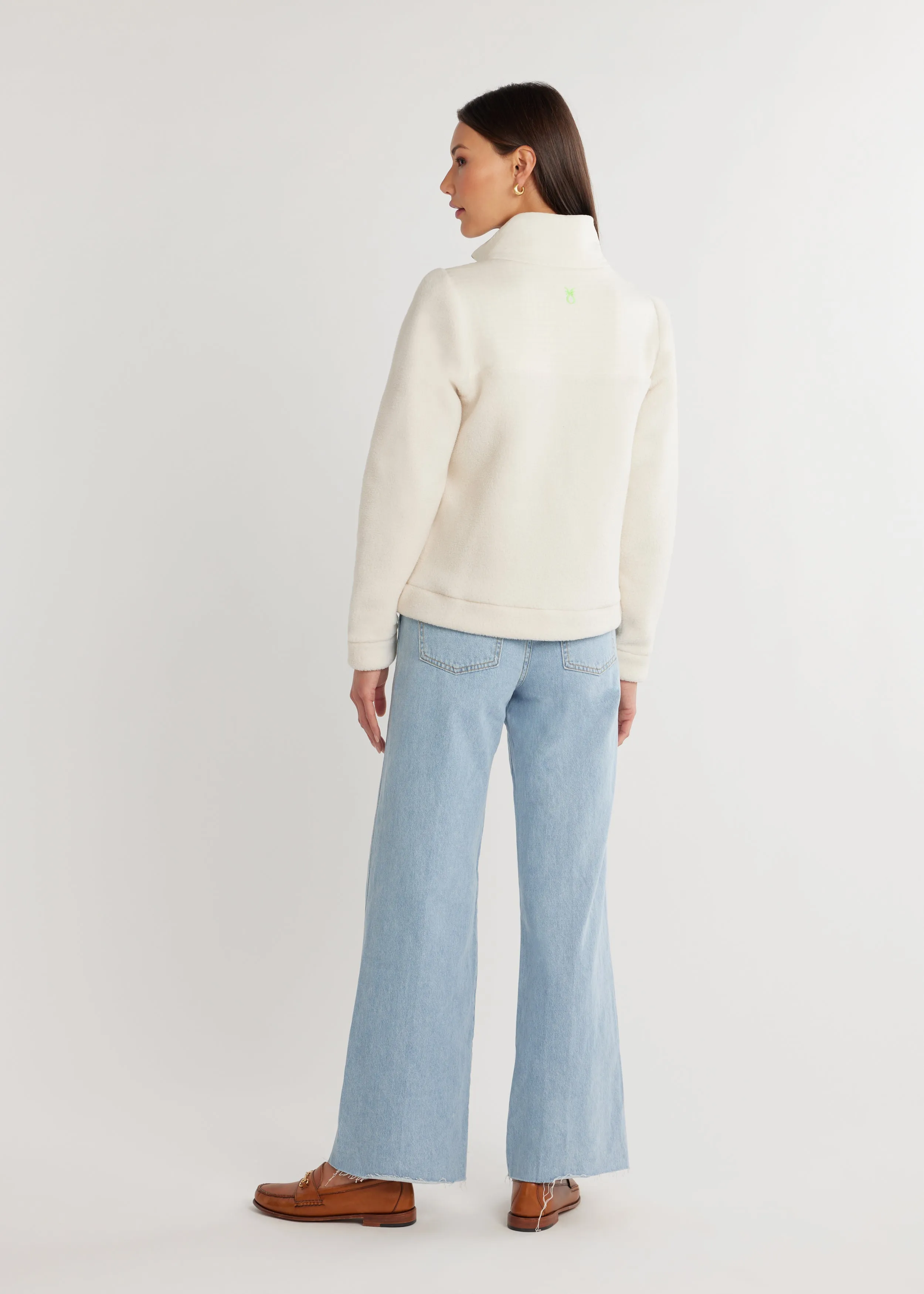 Quincy Jacket in Sherpa Fleece (Cream) sold by Dudley Stephens product image thumbnail 4