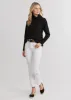 Juliet Turtleneck in Vello Fleece (Black) sold by Dudley Stephens