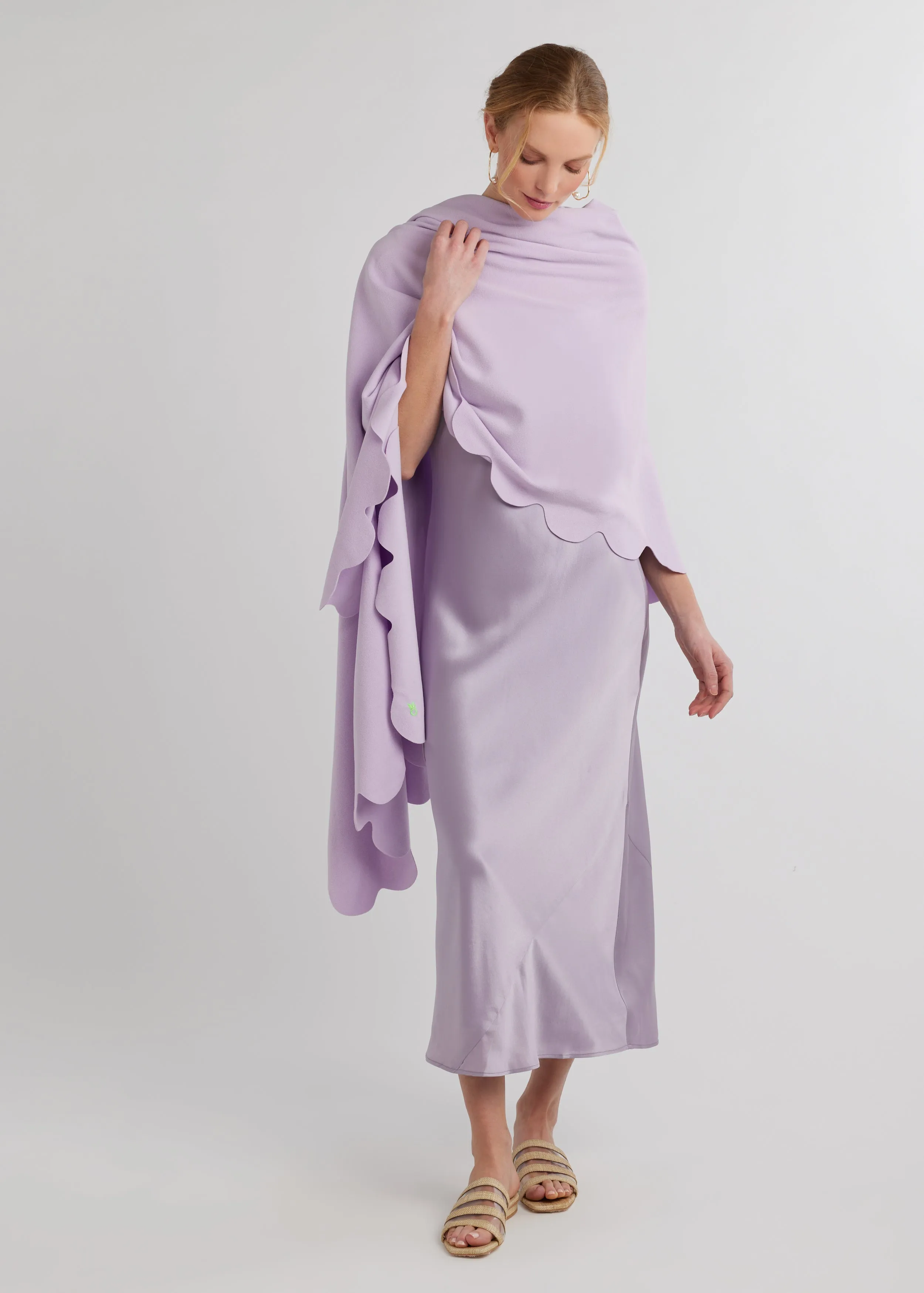 Five Mile River Scarf in Terry Fleece (Lavender) sold by Dudley Stephens