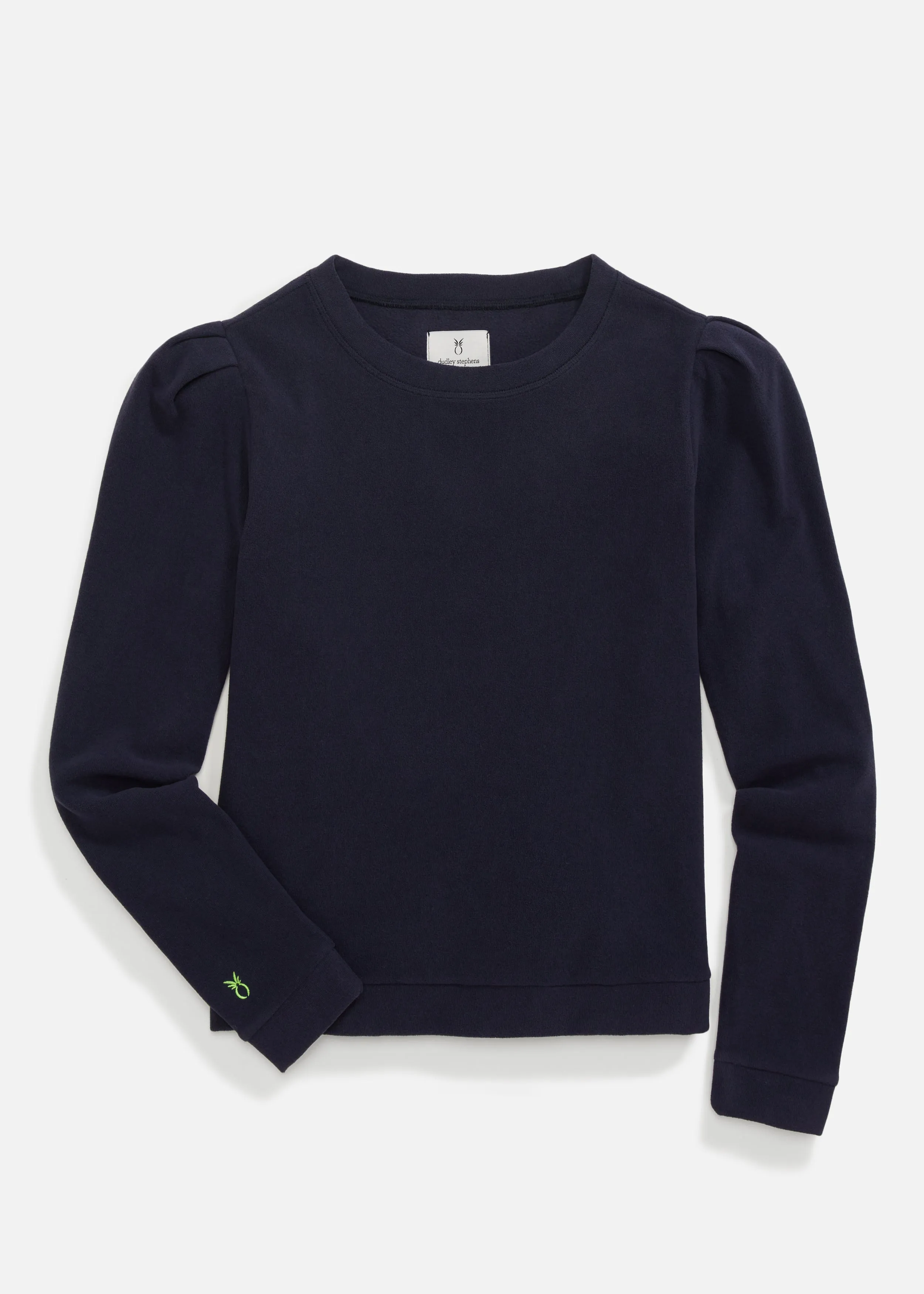 Shoreham Crewneck in Terry Fleece (Navy) sold by Dudley Stephens product image thumbnail 5