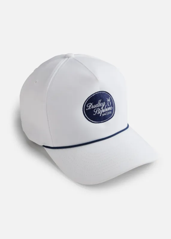The 2015 Hat in Performance Poly Fabric (White) sold by Dudley Stephens