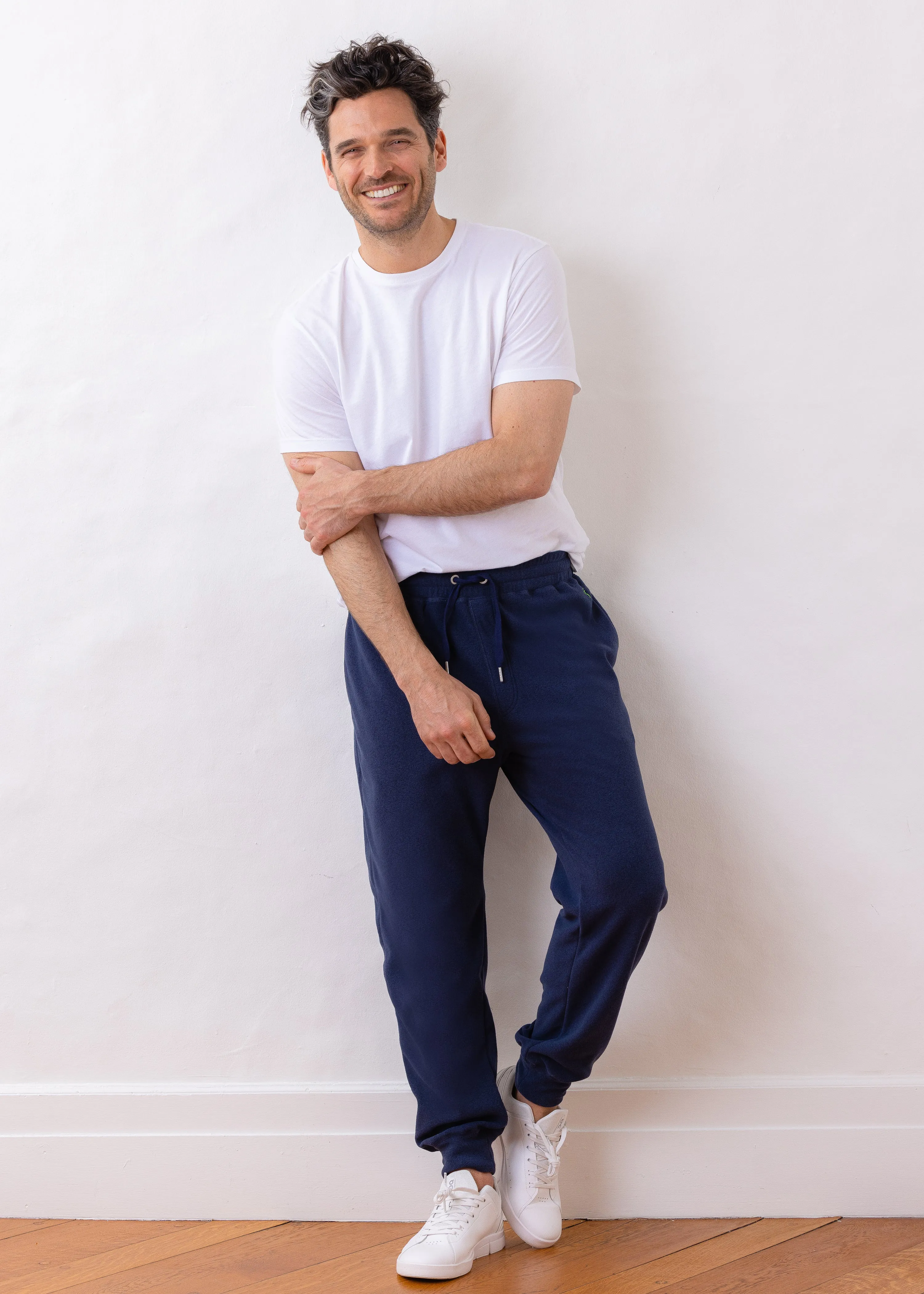 Men's Jones Street Joggers in Terry Fleece (Navy) sold by Dudley Stephens product image thumbnail 3