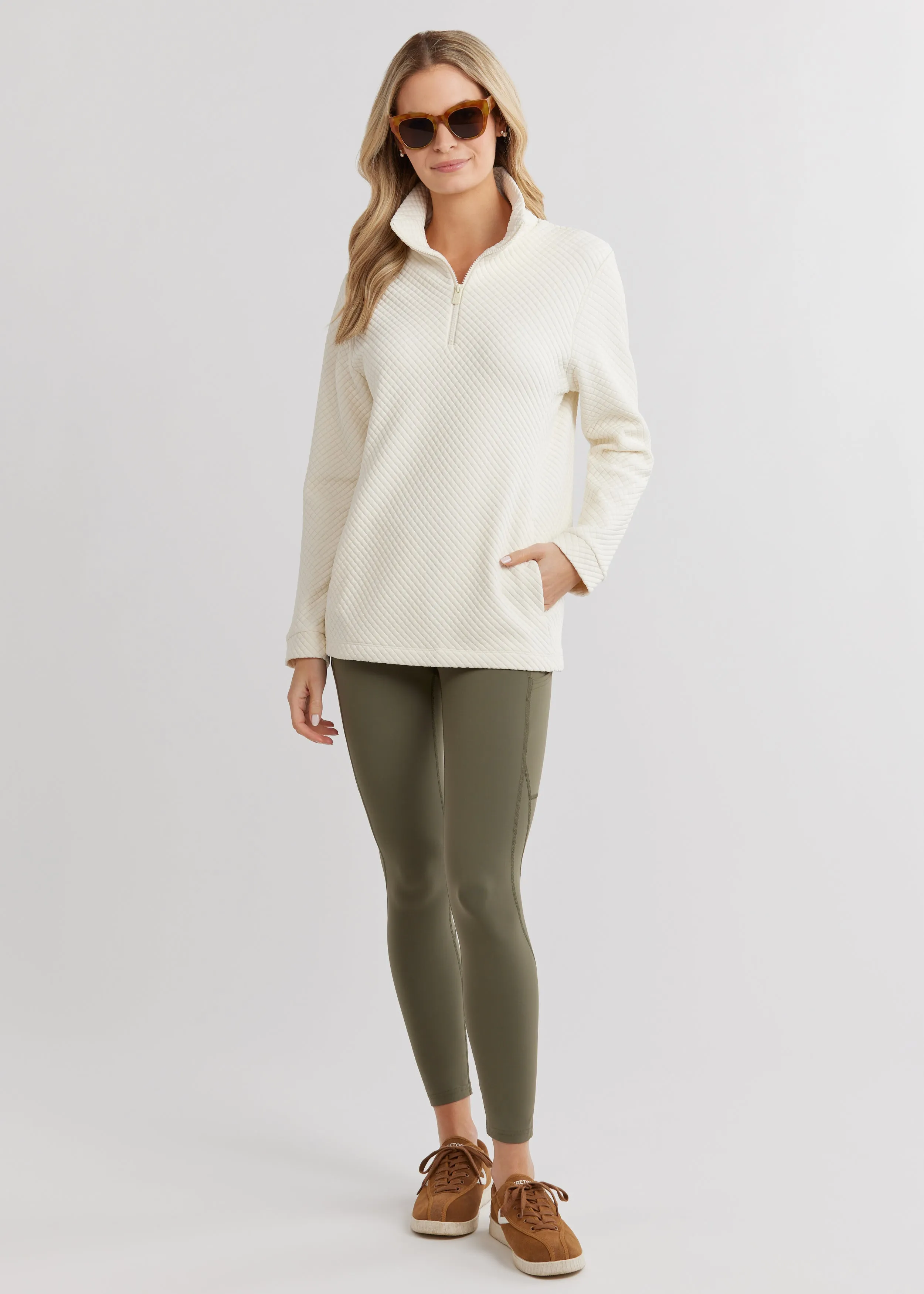 Pocomo Pullover in Waffle (Cream) sold by Dudley Stephens product image thumbnail 3