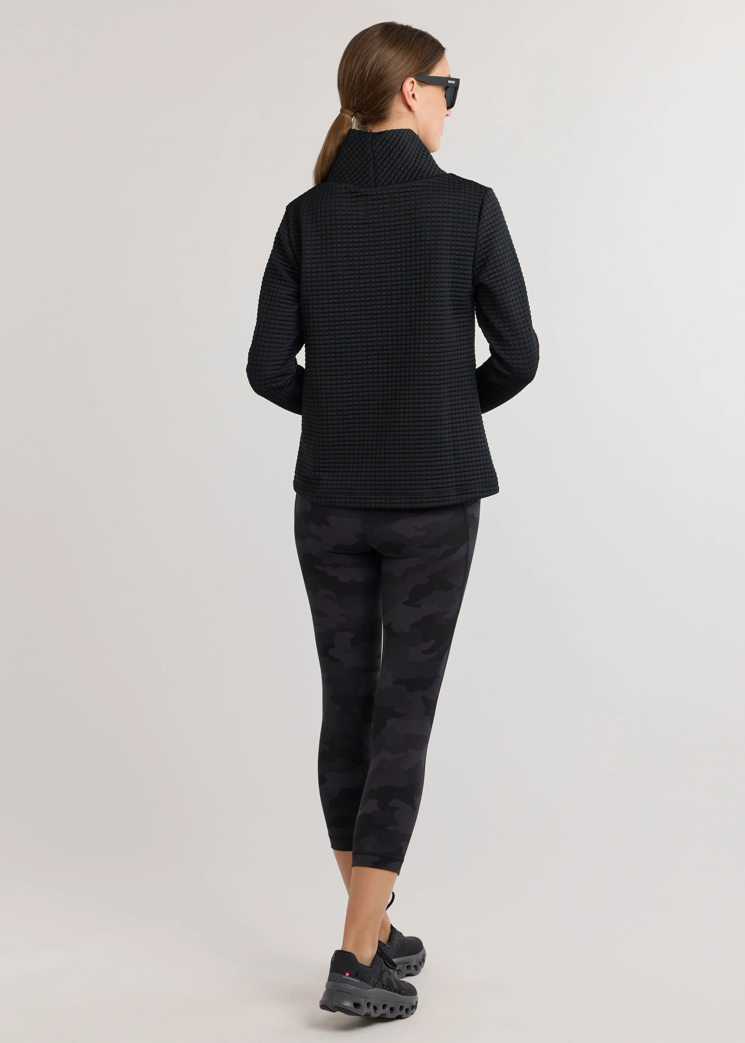 Greenpoint Turtleneck in Waffle (Black) sold by Dudley Stephens product image thumbnail 4
