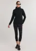 Greenpoint Turtleneck in Waffle (Black) sold by Dudley Stephens