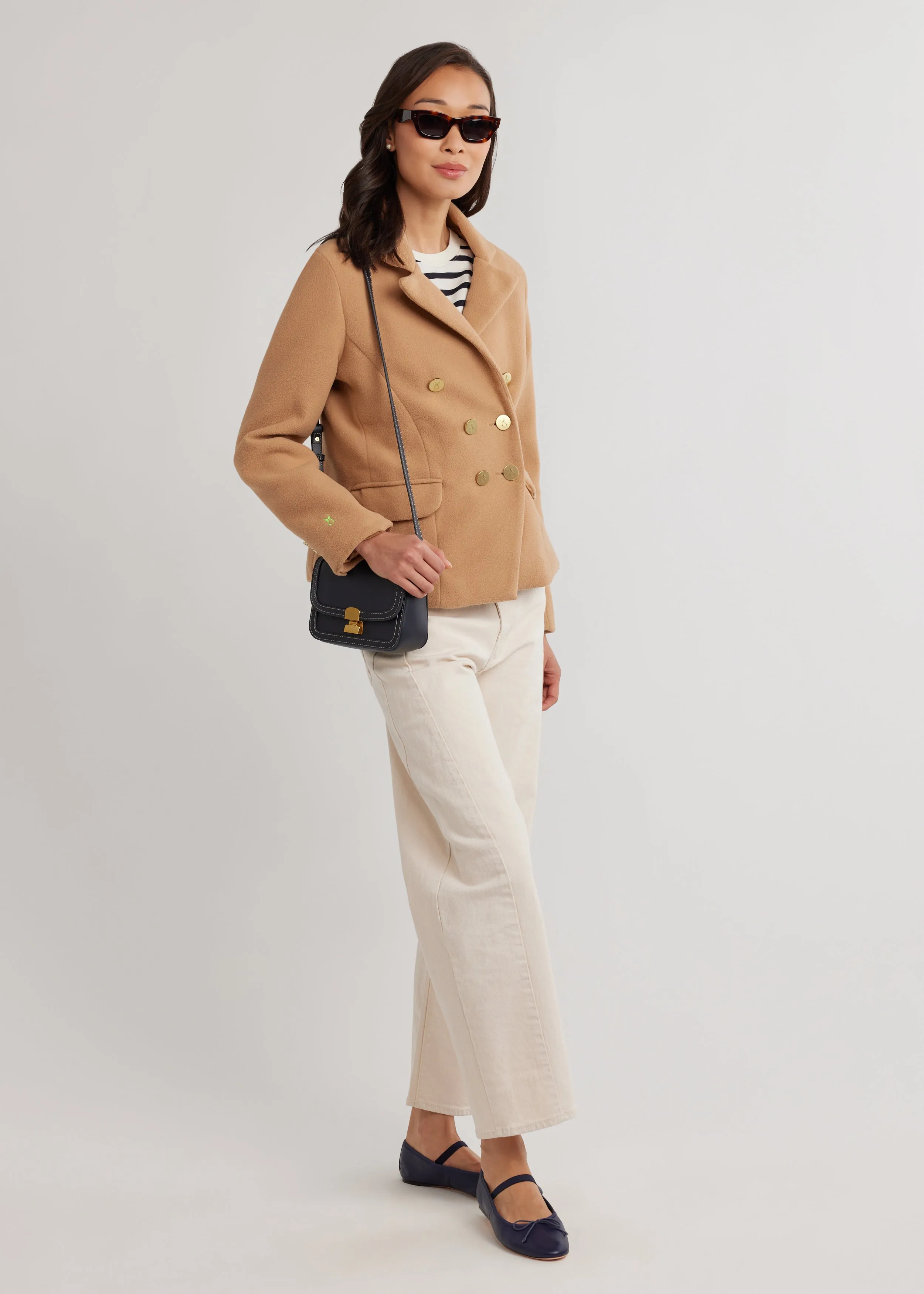 Mead Point Blazer in Vello Fleece (Camel) sold by Dudley Stephens product image thumbnail 4