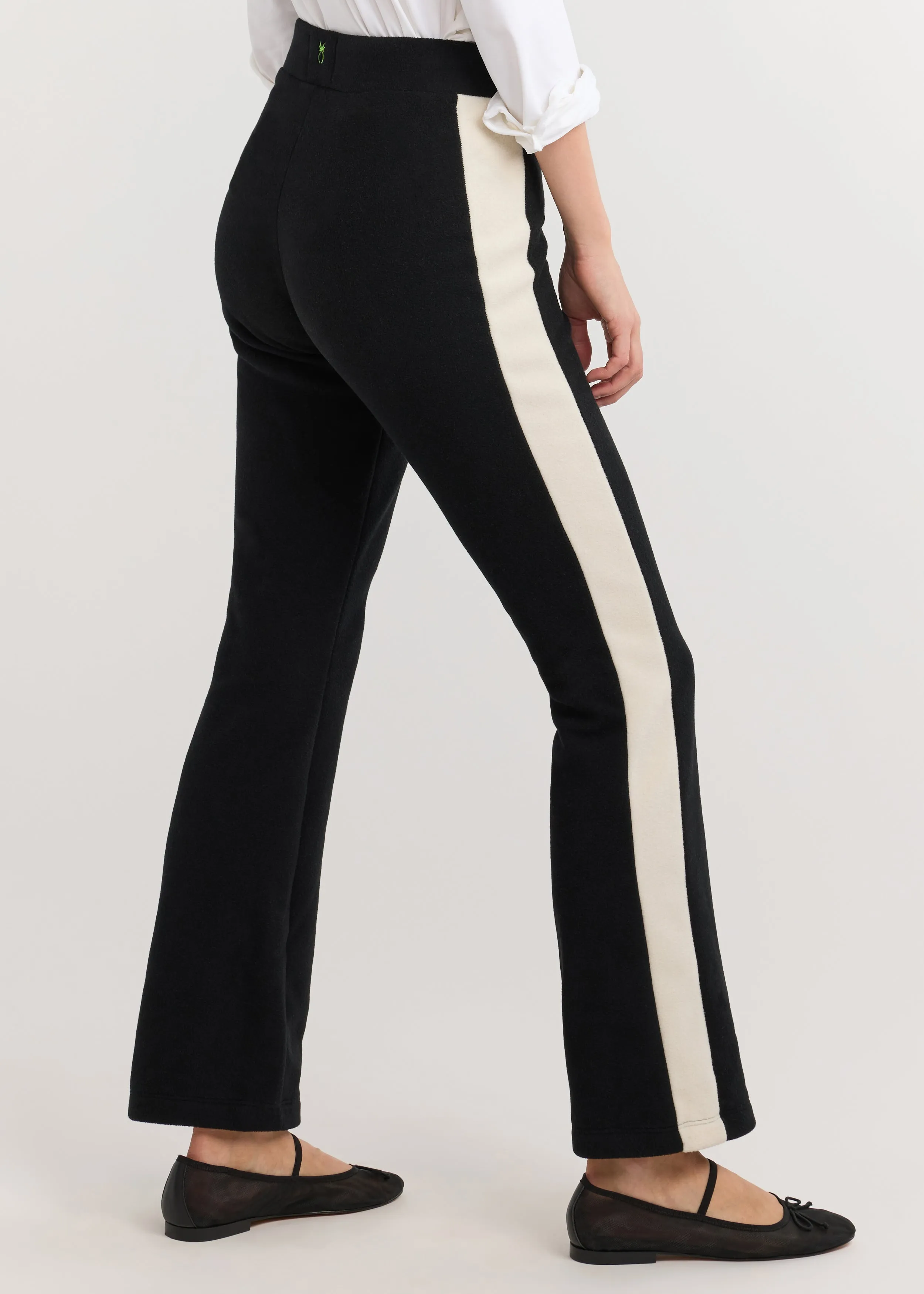 Belmont Bootcut Pant in Vello Fleece (Black) sold by Dudley Stephens product image thumbnail 2