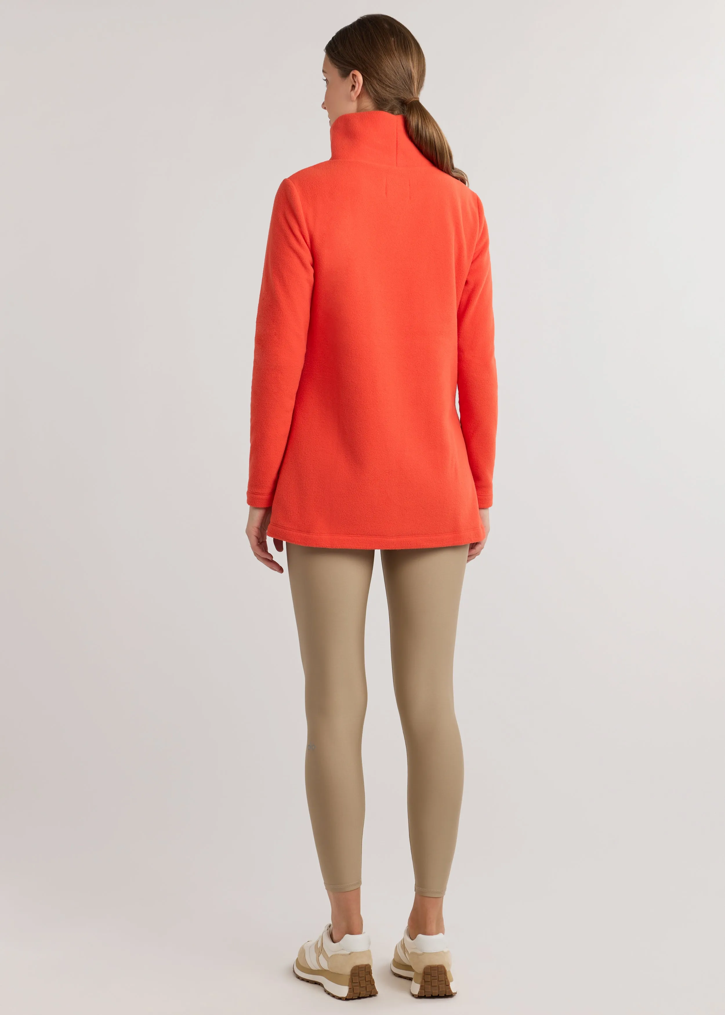 Cobble Hill Turtleneck in Vello Fleece (Paprika) sold by Dudley Stephens product image thumbnail 3