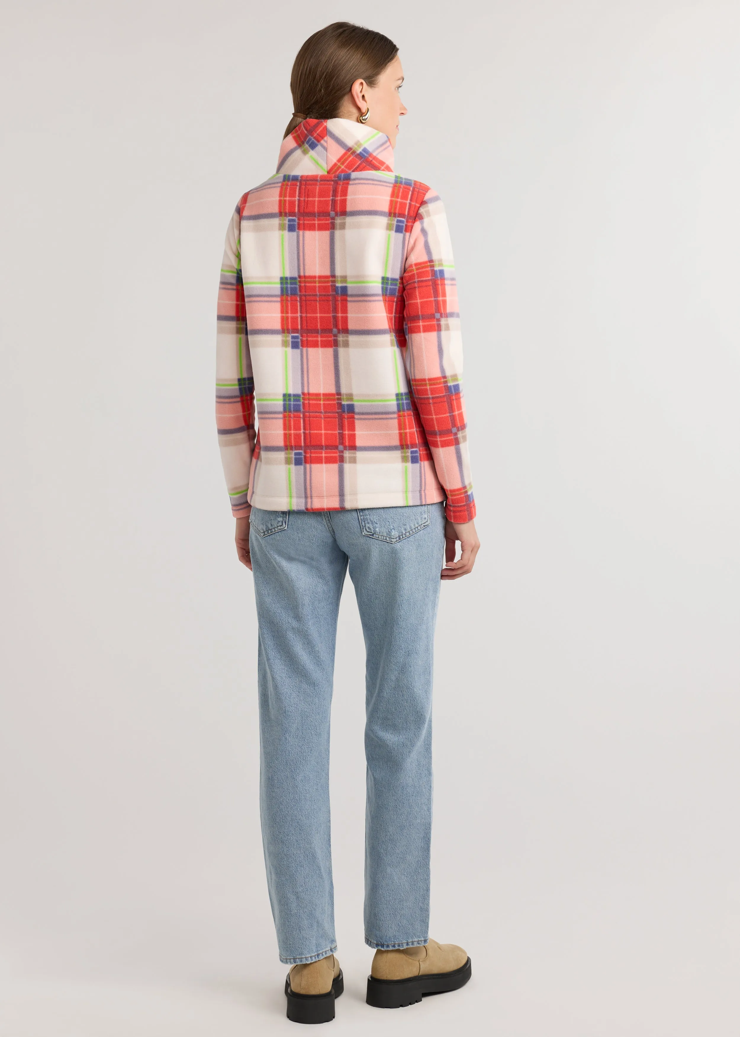 Greenpoint Turtleneck in Vello Fleece (Fall Tartan) sold by Dudley Stephens product image thumbnail 4