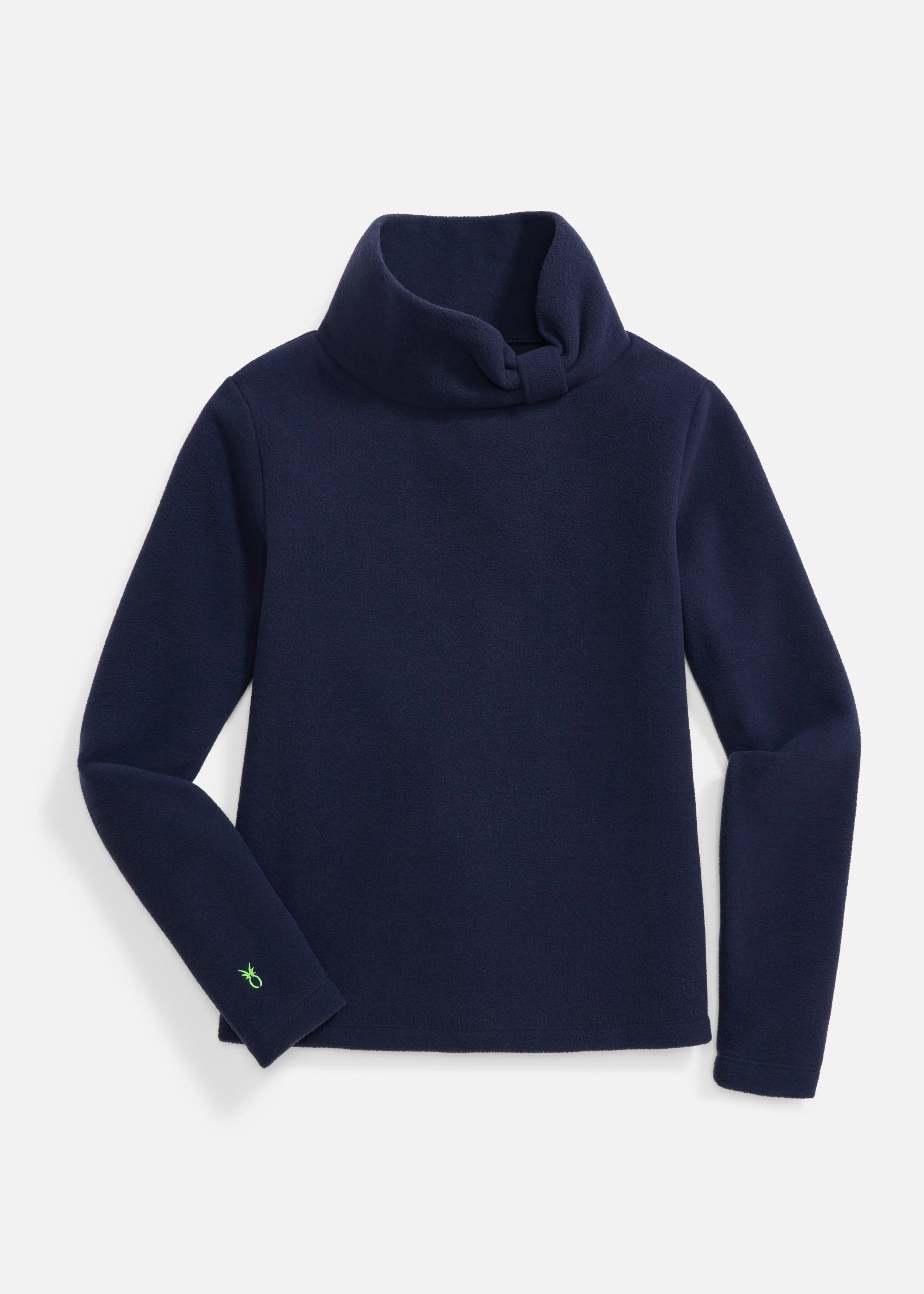 Juliet Turtleneck in Vello Fleece (Navy) sold by Dudley Stephens product image thumbnail 5