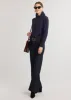 Juliet Turtleneck in Vello Fleece (Navy) sold by Dudley Stephens