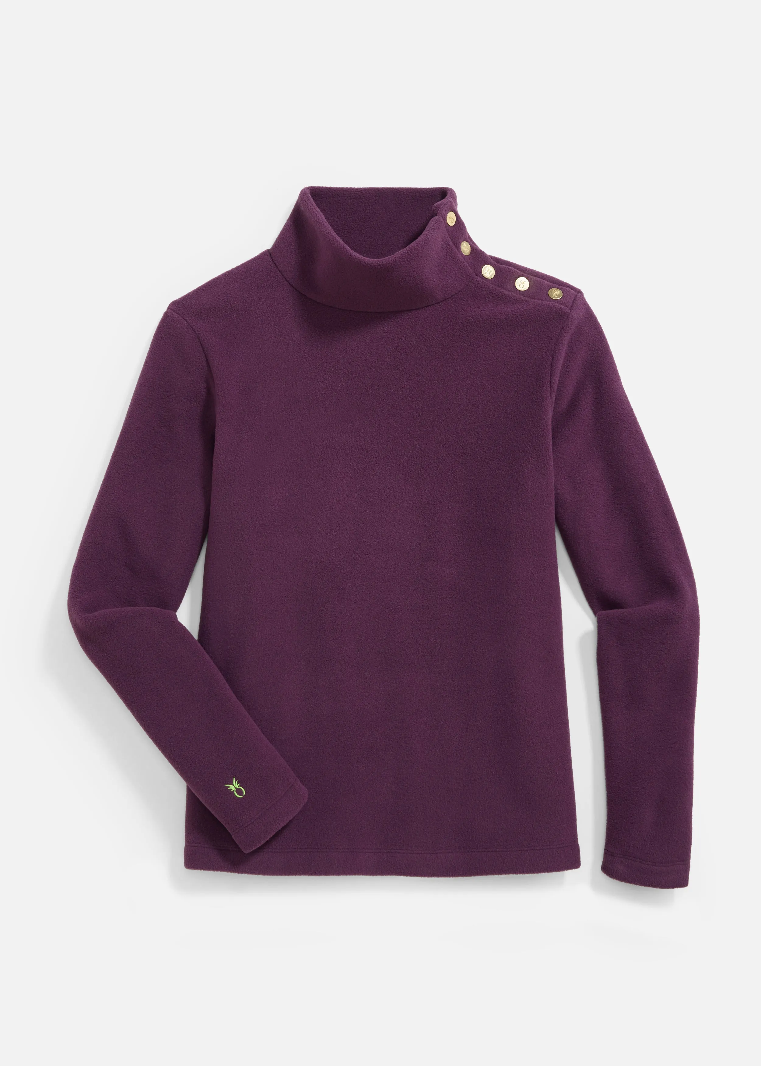 Meadow Greenpoint Turtleneck in Vello Fleece (Elderberry) sold by Dudley Stephens product image thumbnail 5