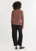 Park Slope Turtleneck in Vello Fleece (Chestnut) sold by Dudley Stephens
