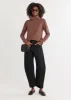 Park Slope Turtleneck in Vello Fleece (Chestnut) sold by Dudley Stephens