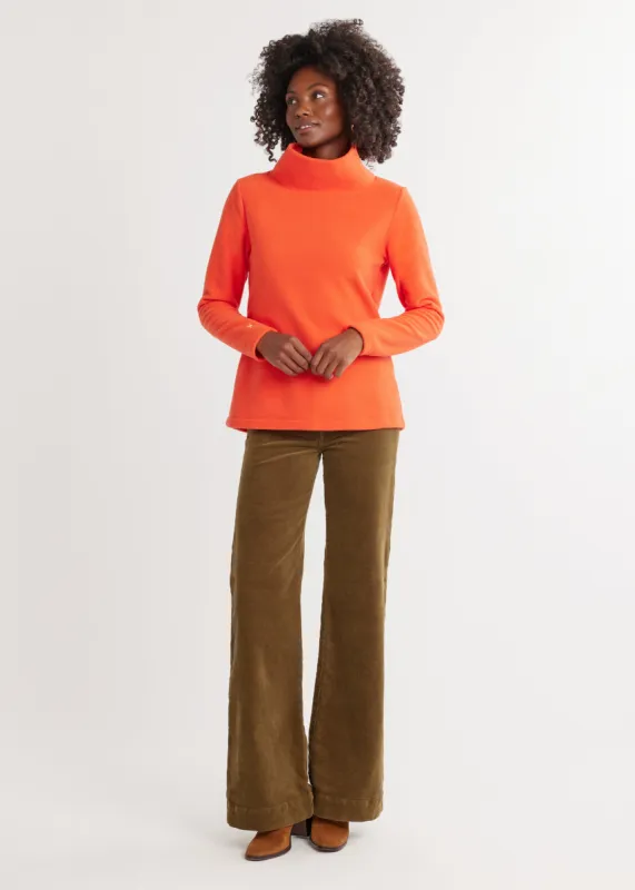 Greenpoint Turtleneck in Vello Fleece (Paprika) sold by Dudley Stephens