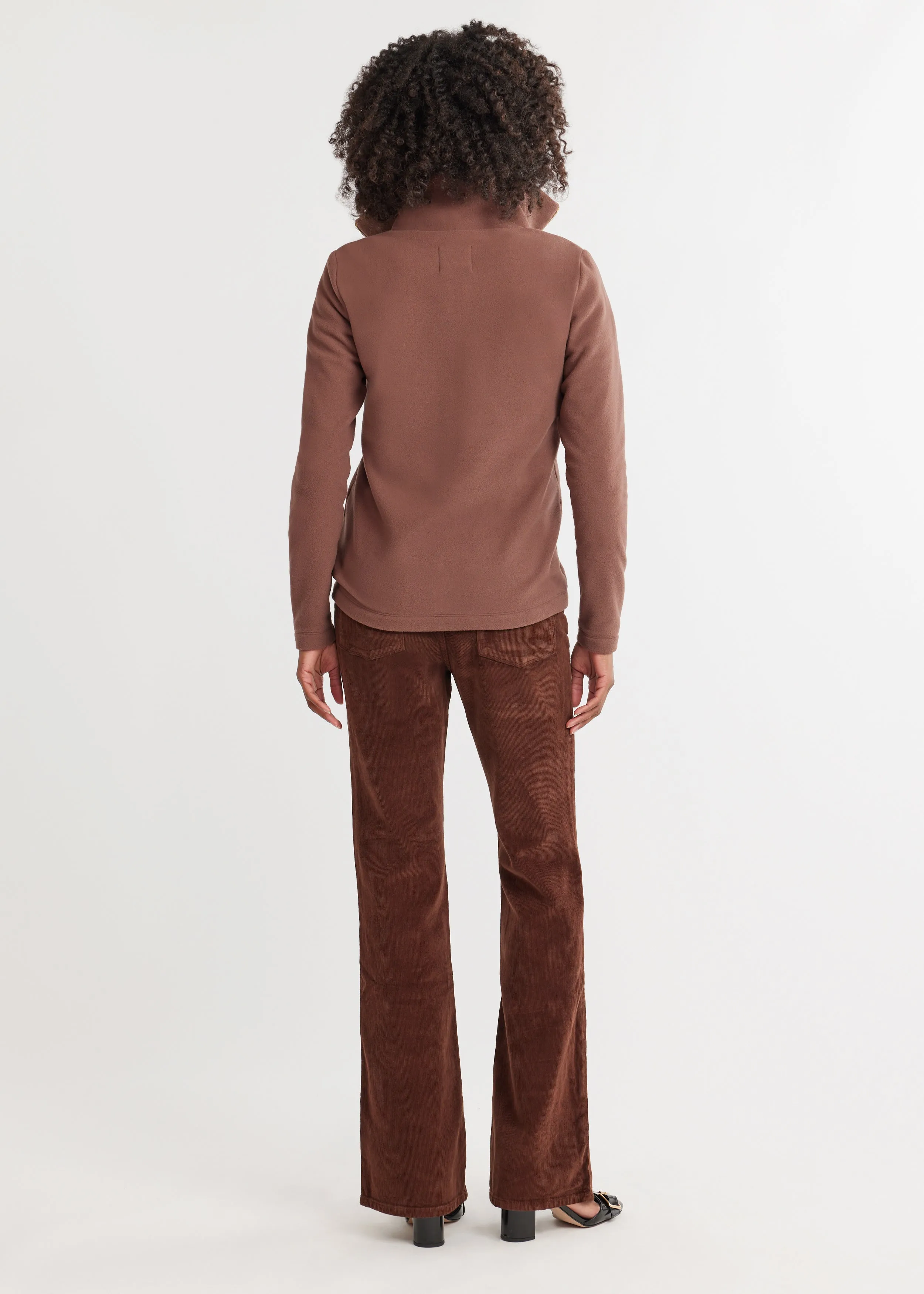 Manchester Pullover in Vello Fleece (Chestnut) sold by Dudley Stephens product image thumbnail 4