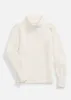 Palace Puff Sleeve Turtleneck in Vello Fleece (Cream) sold by Dudley Stephens