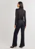 Kiawah Turtleneck in Luxe Stretch (Black) sold by Dudley Stephens