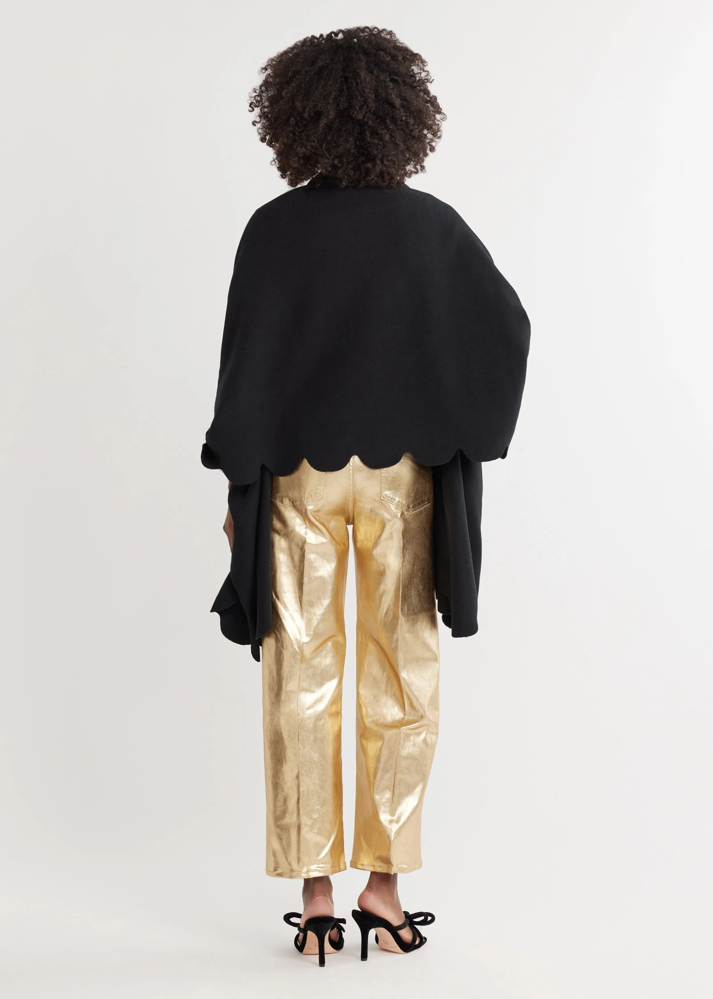 Five Mile River Scarf in Vello Fleece (Black) sold by Dudley Stephens product image thumbnail 4