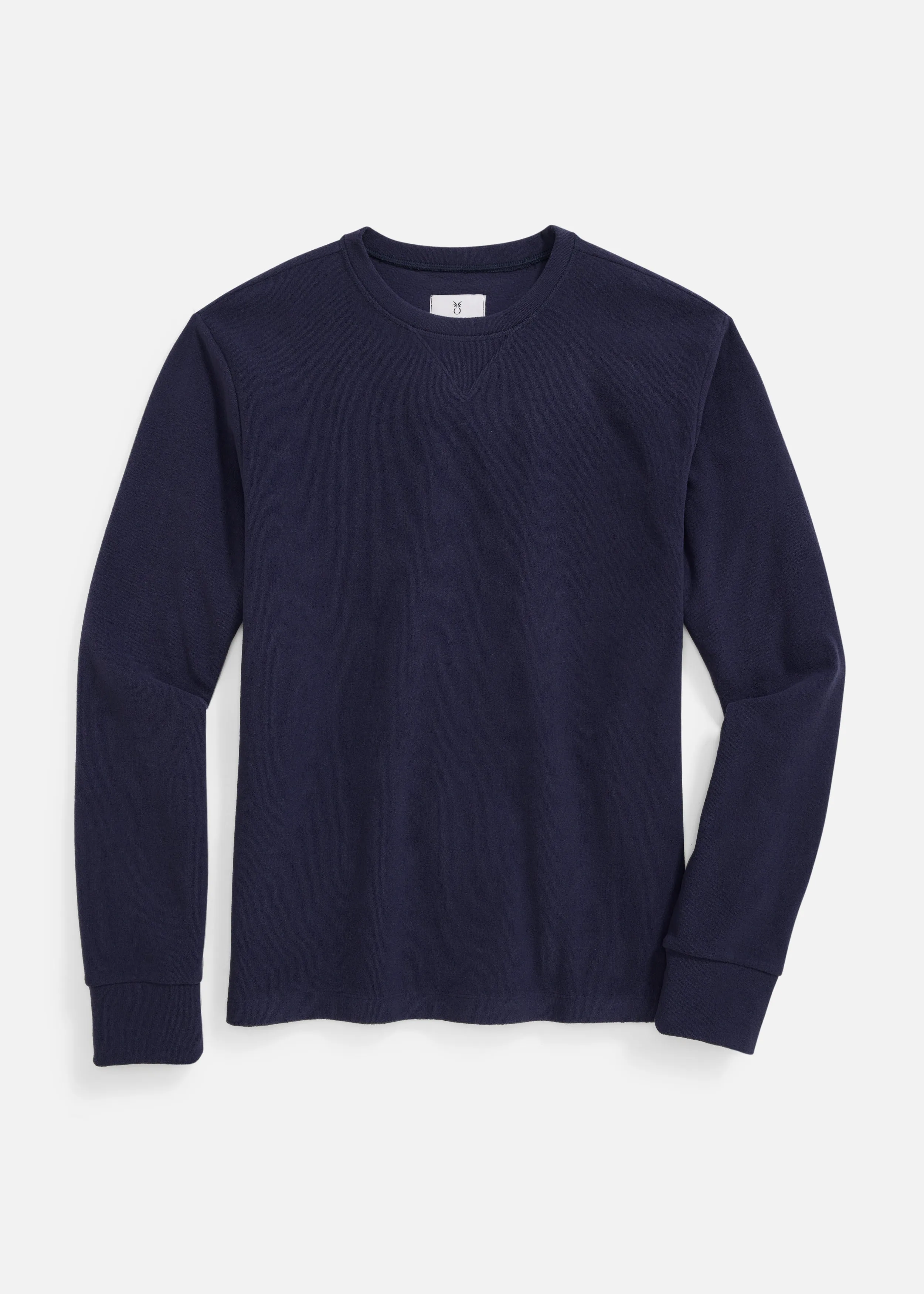 Men's Gramercy Crewneck in Terry Fleece (Navy) sold by Dudley Stephens