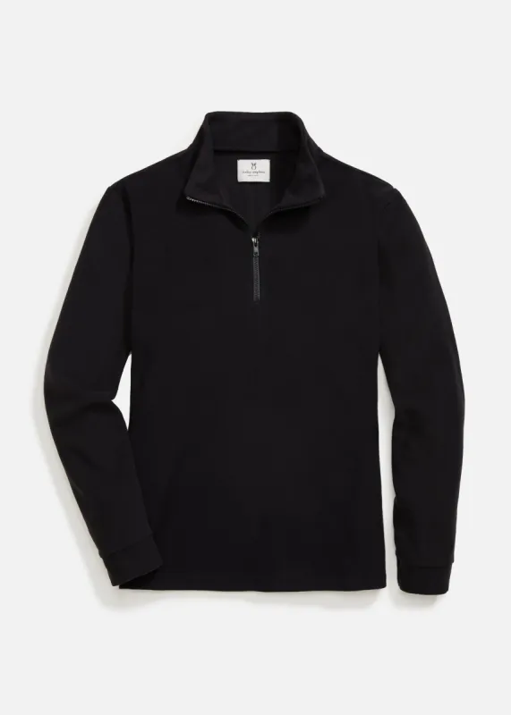 Men's Duffield Pullover in Terry Fleece (Black) sold by Dudley Stephens