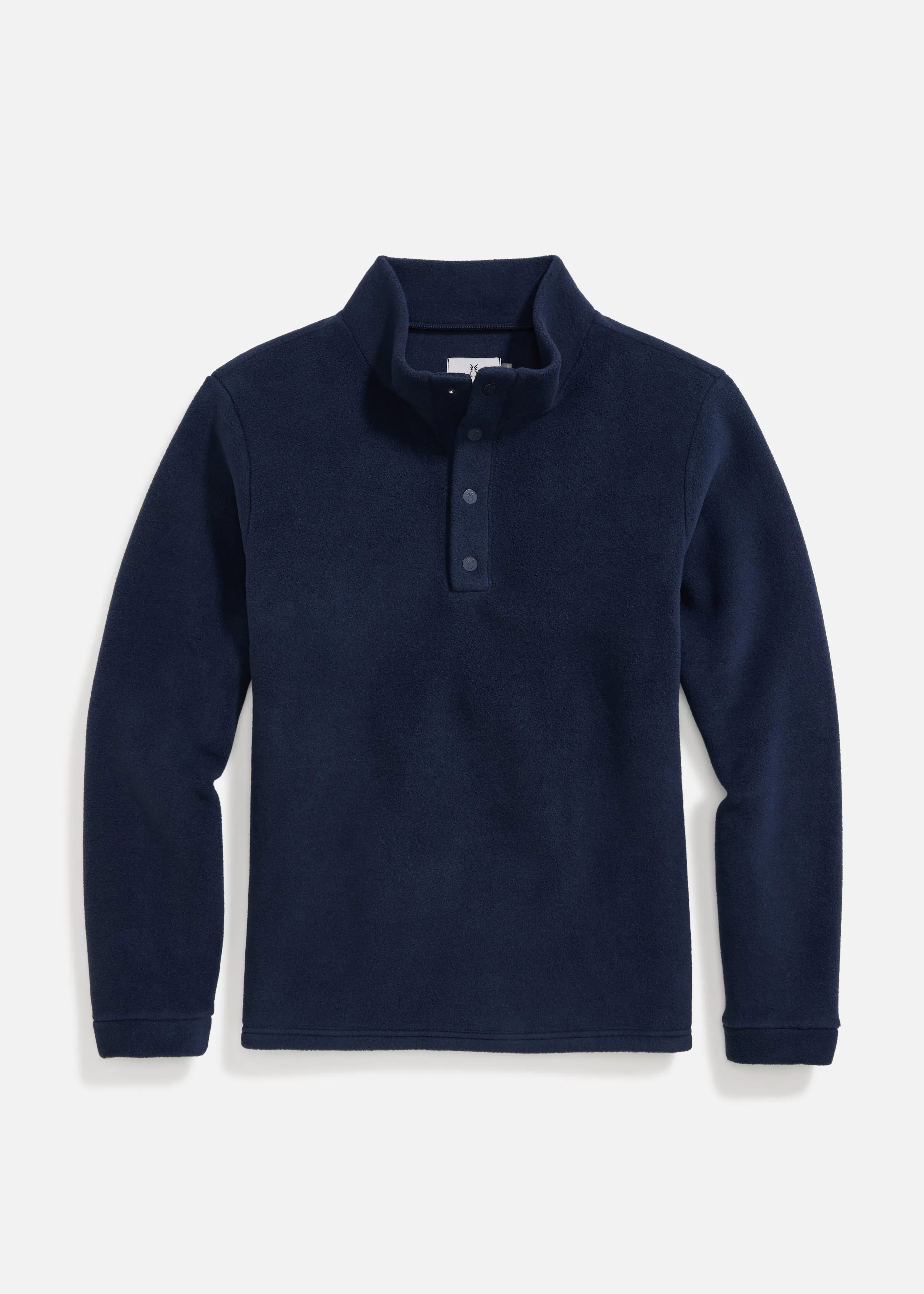Men's Beacon Pullover in Double Layer Vello Fleece (Navy) sold by Dudley Stephens