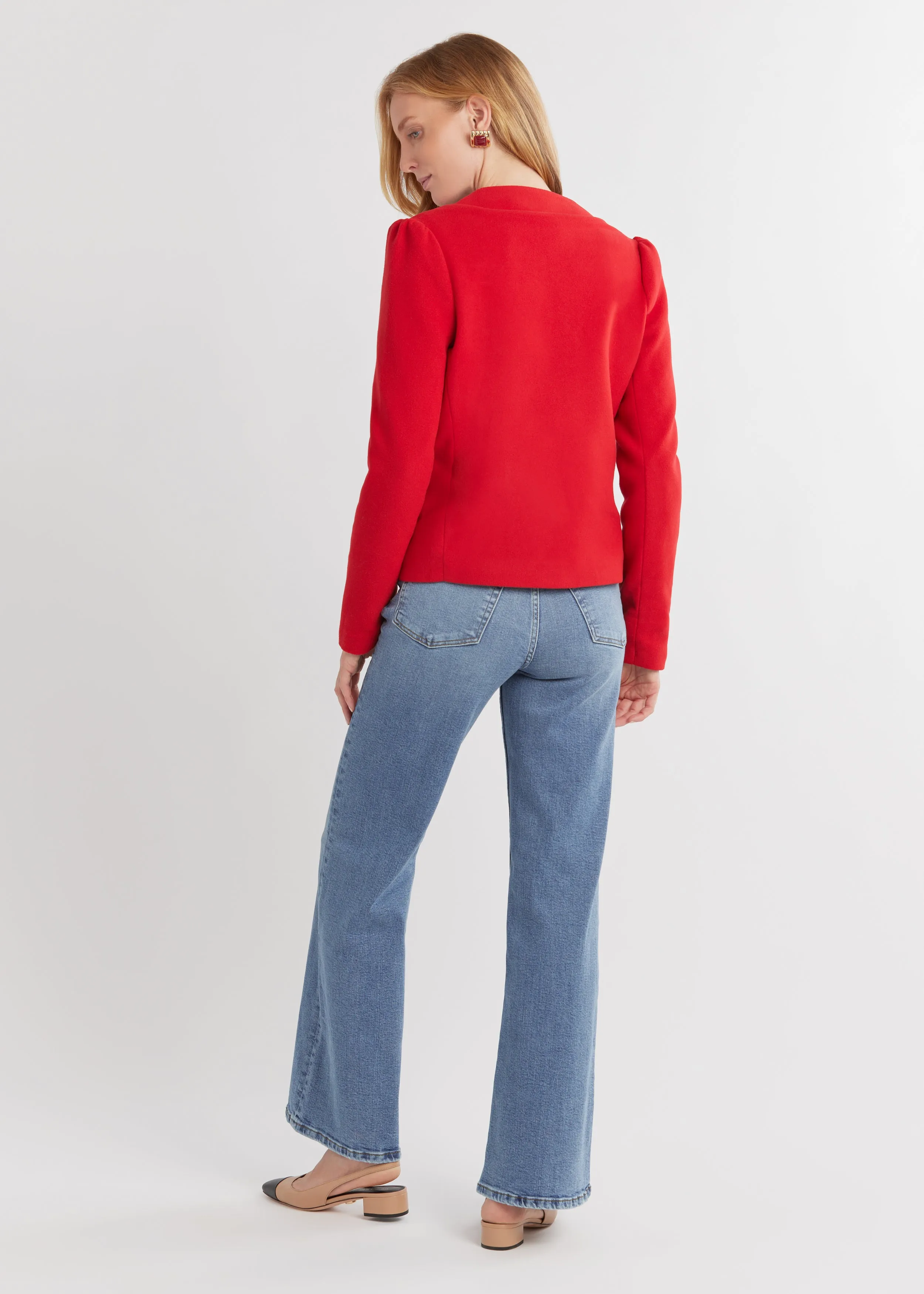 Diana Jacket in Vello Fleece (Scarlet) sold by Dudley Stephens product image thumbnail 4