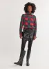 Park Slope Turtleneck in Vello Fleece (Festive Tartan) sold by Dudley Stephens