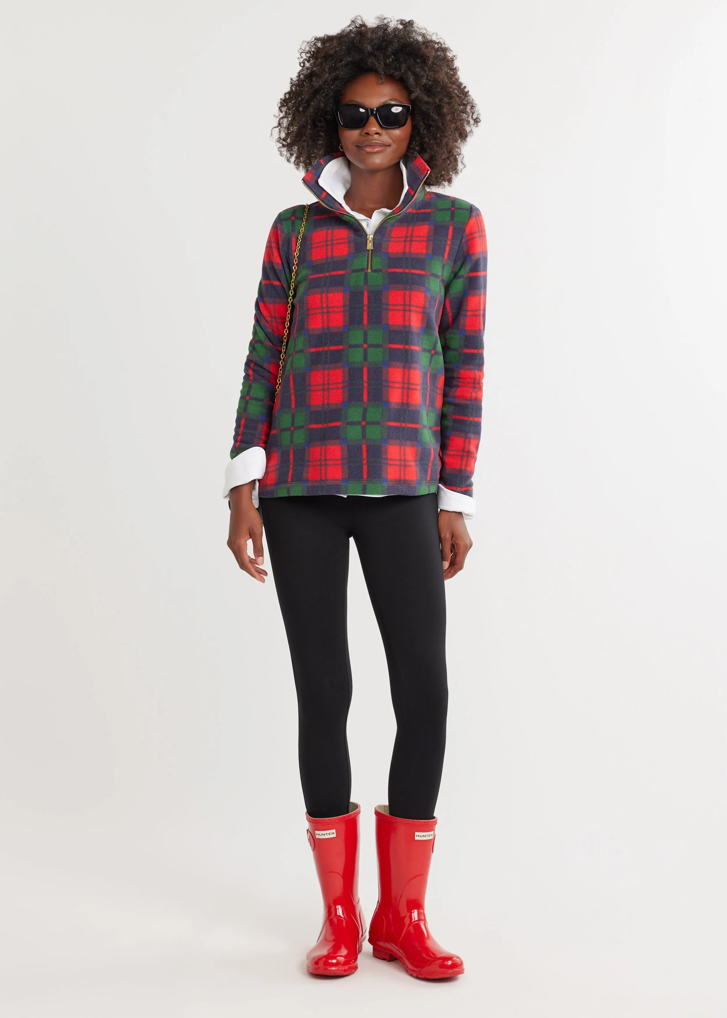 Manchester Pullover in Vello Fleece (Festive Tartan) sold by Dudley Stephens product image thumbnail 3