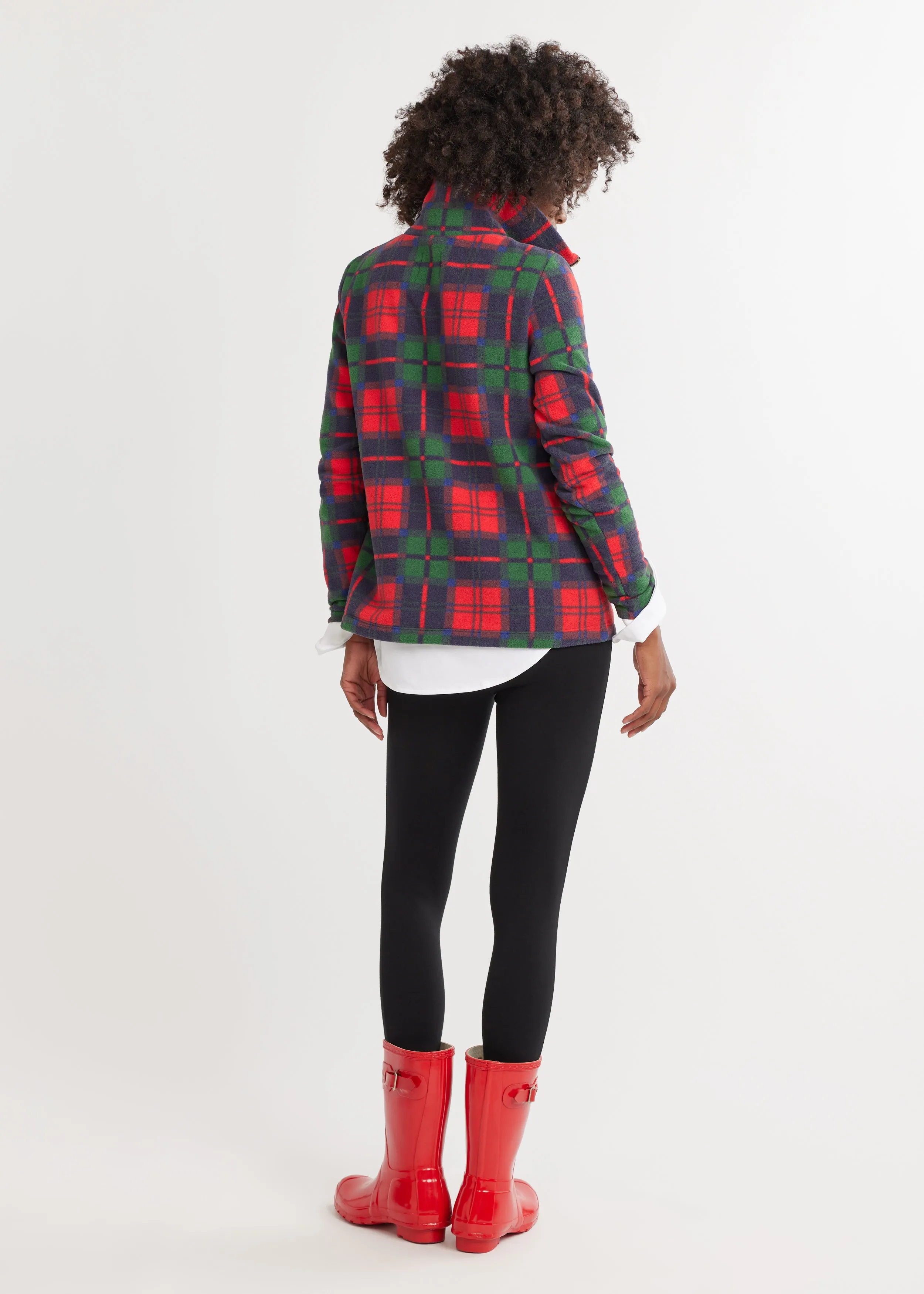 Manchester Pullover in Vello Fleece (Festive Tartan) sold by Dudley Stephens product image thumbnail 4