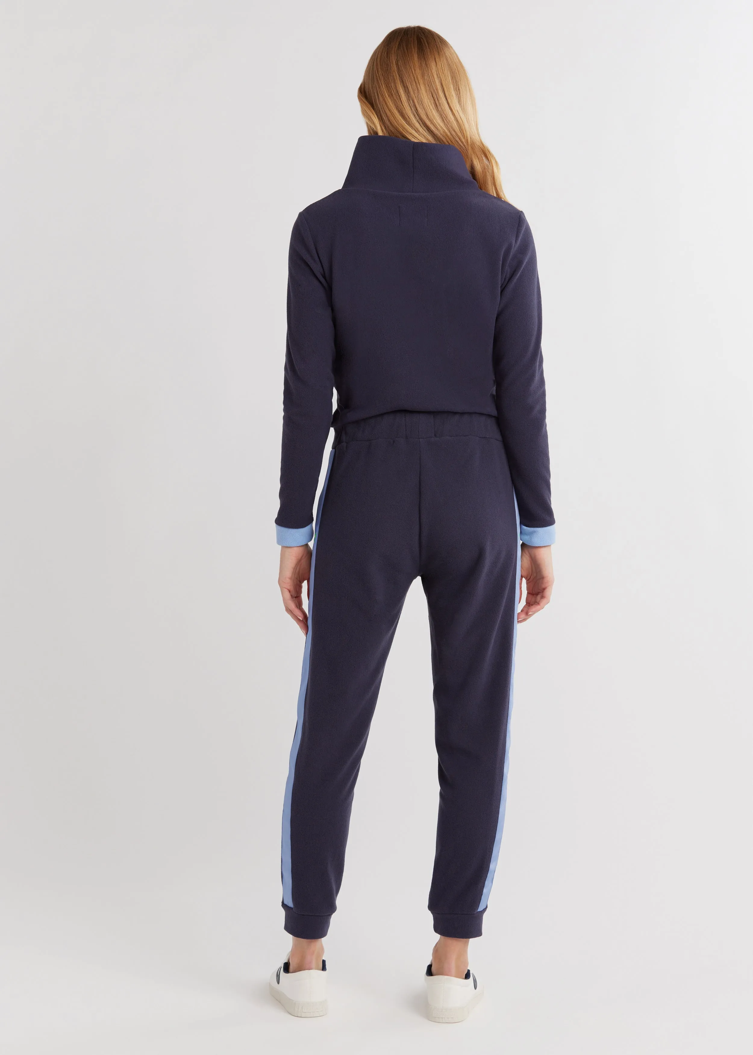 Jay Joggers in Terry Fleece (Navy/Periwinkle) sold by Dudley Stephens product image thumbnail 3