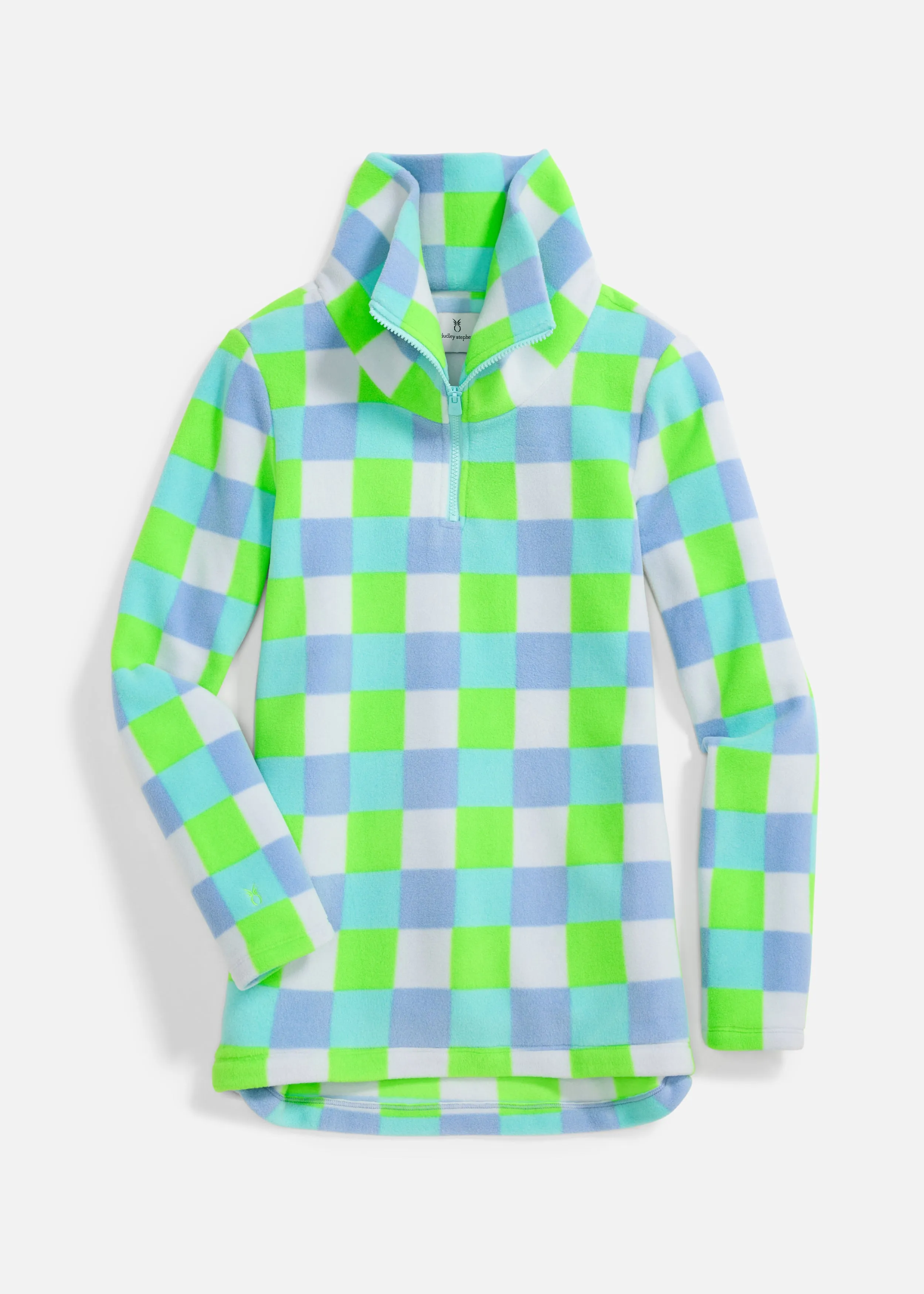 Prospect Pullover in Vello Fleece (Neon Gingham) sold by Dudley Stephens product image thumbnail 5