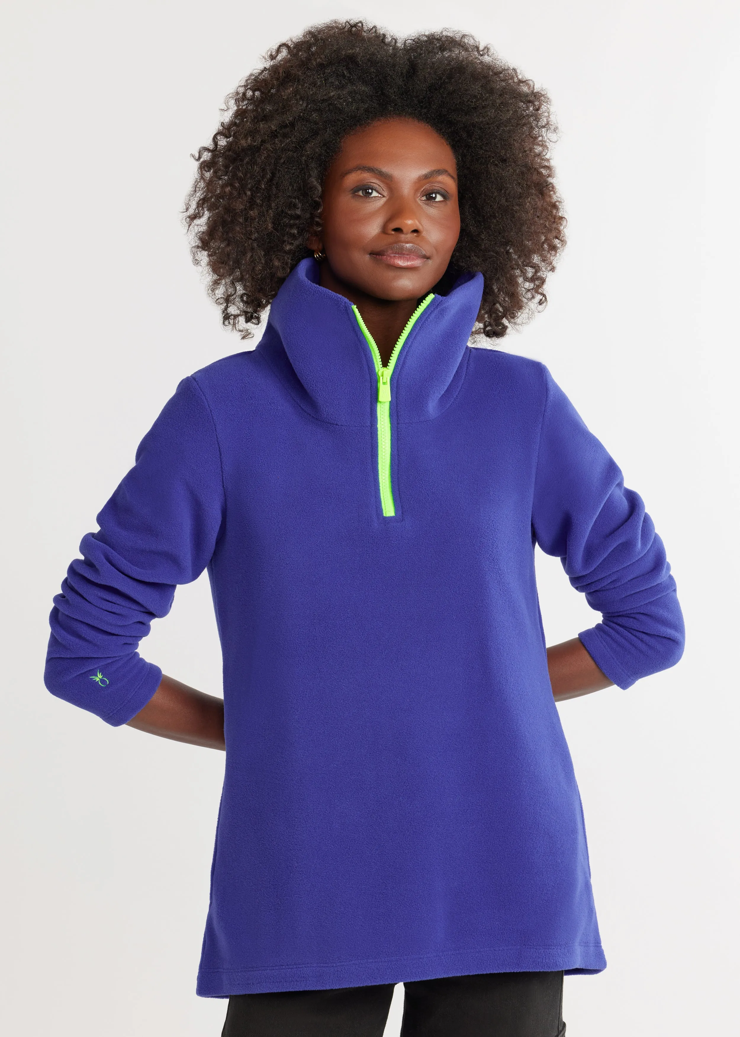 Prospect Pullover in Vello Fleece (Cobalt) sold by Dudley Stephens